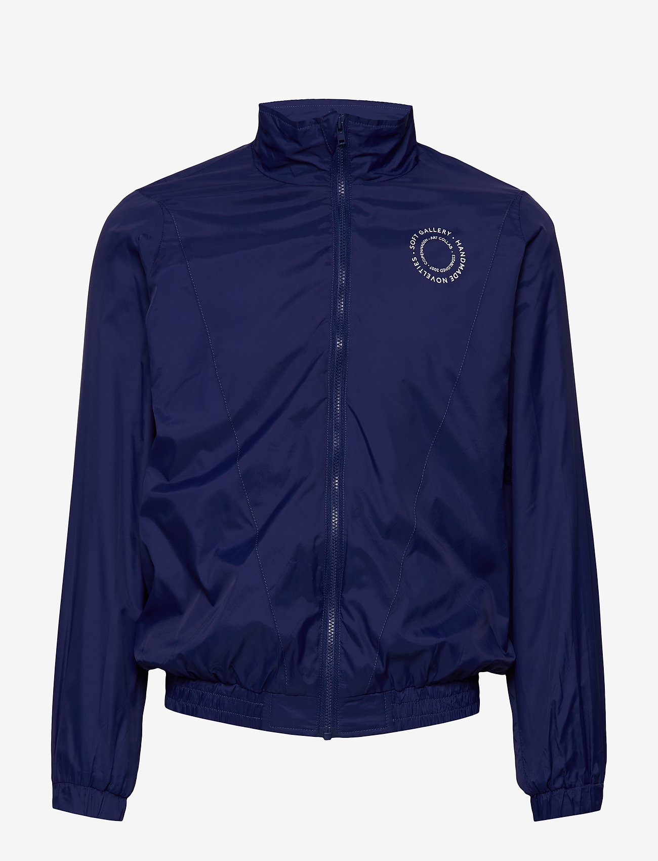 Dixon Jacket - DRESS BLUE, CREAM LOGO