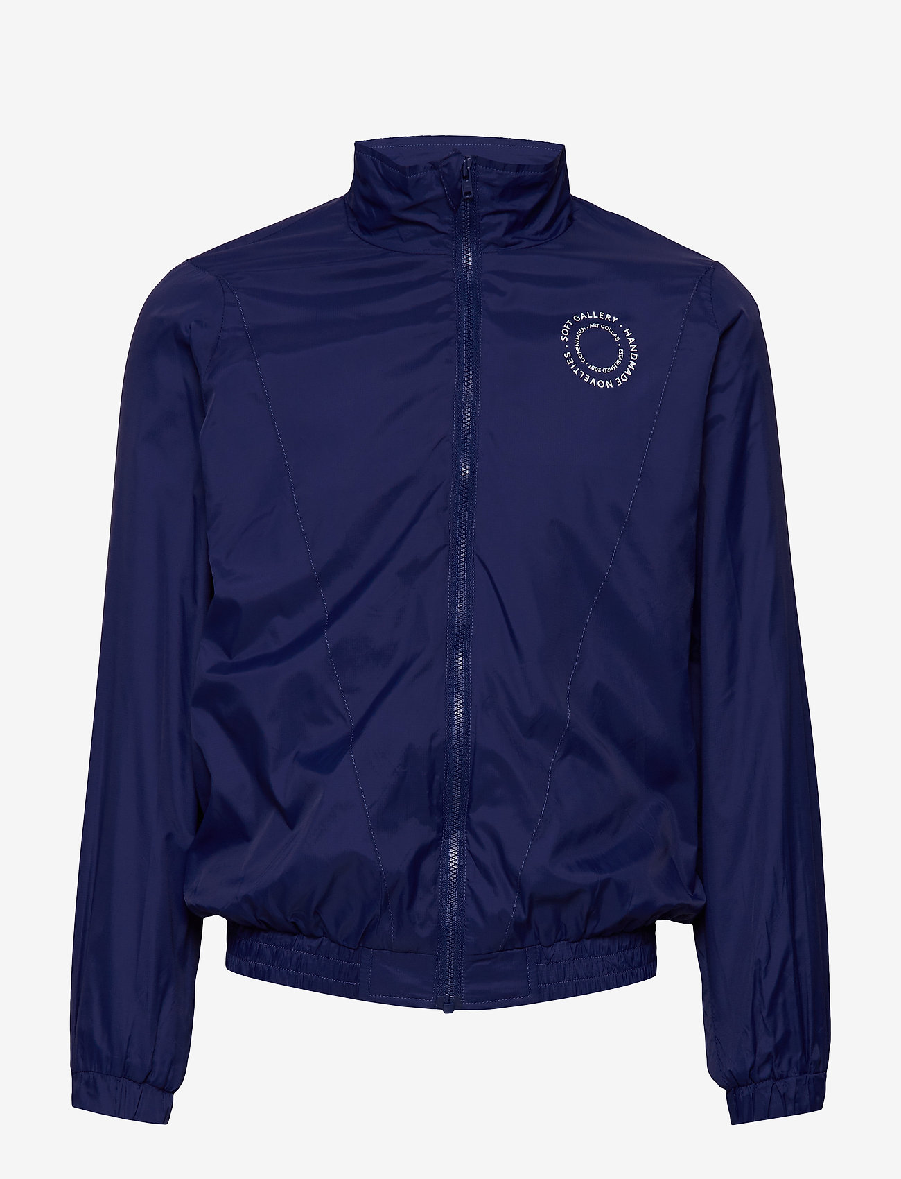 Soft Gallery - Dixon Jacket - dress blue, cream logo - 1