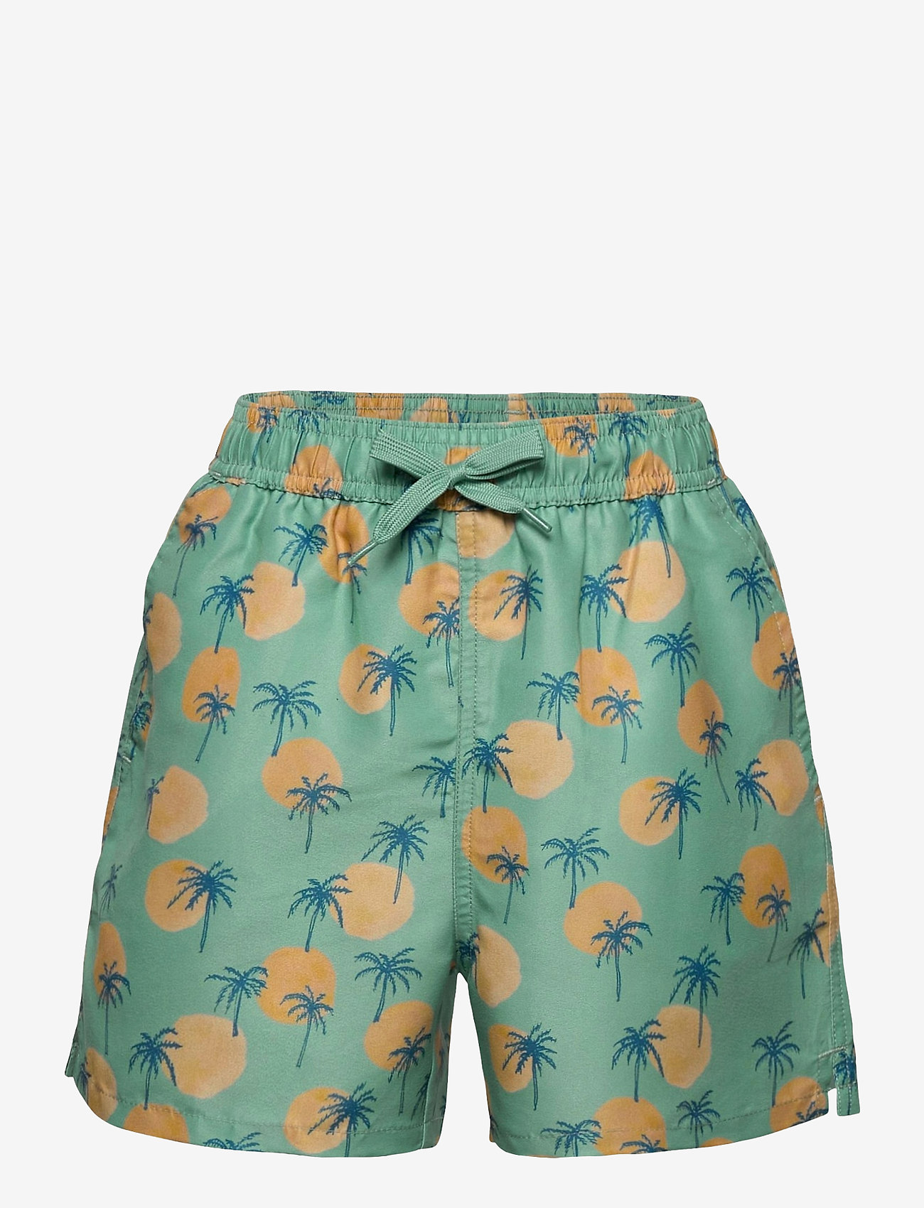 Soft Gallery - Dandy Swim Pants - granite green, aop tropical - 0