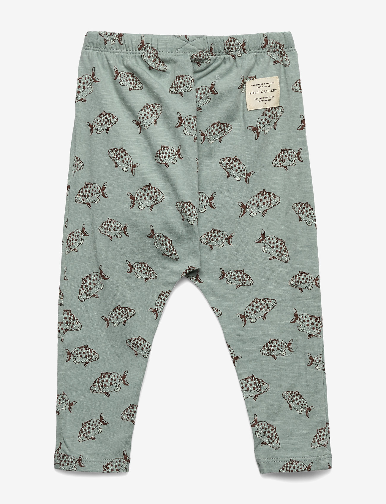 Soft Gallery - Hailey Pants - jadeite, aop fish - 1