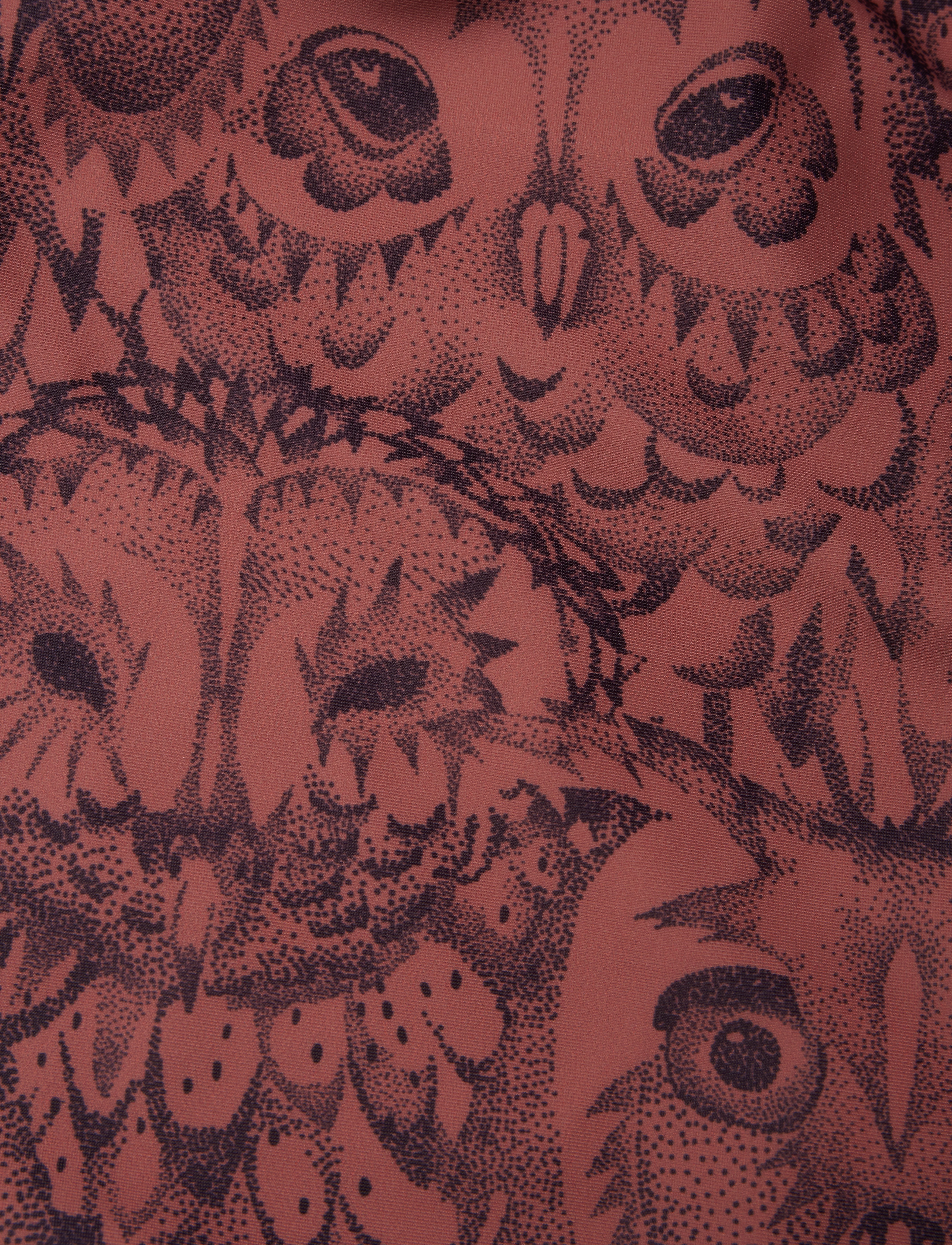 Soft Gallery - Ida Swimsuit - burlwood, aop owl - 2