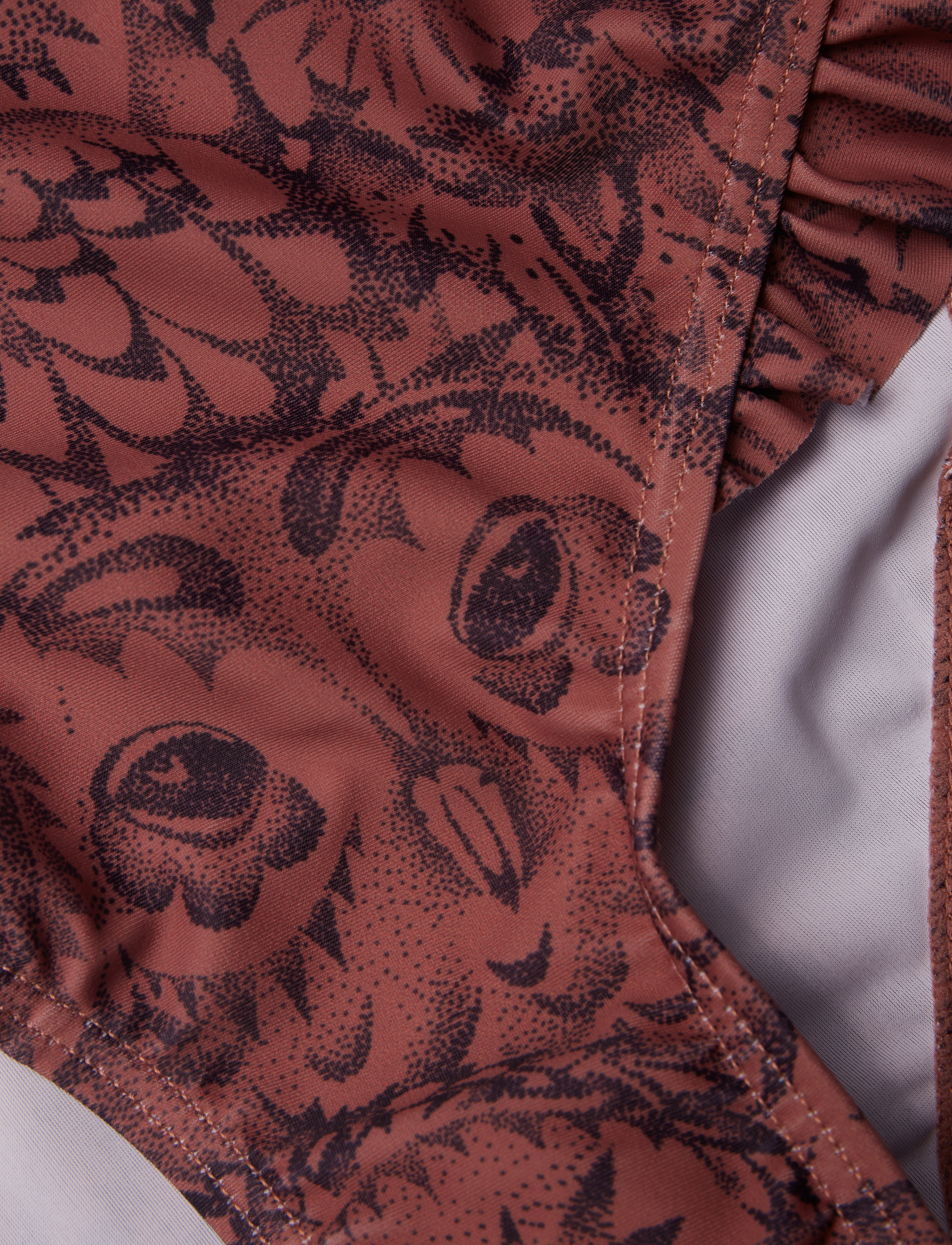 Soft Gallery - Ida Swimsuit - burlwood, aop owl - 3