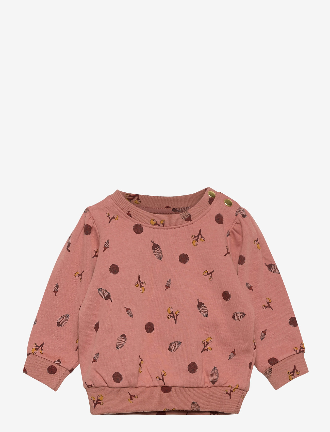 Soft Gallery - Baby Era Sweatshirt - rose dawn, aop acorn simple - 0