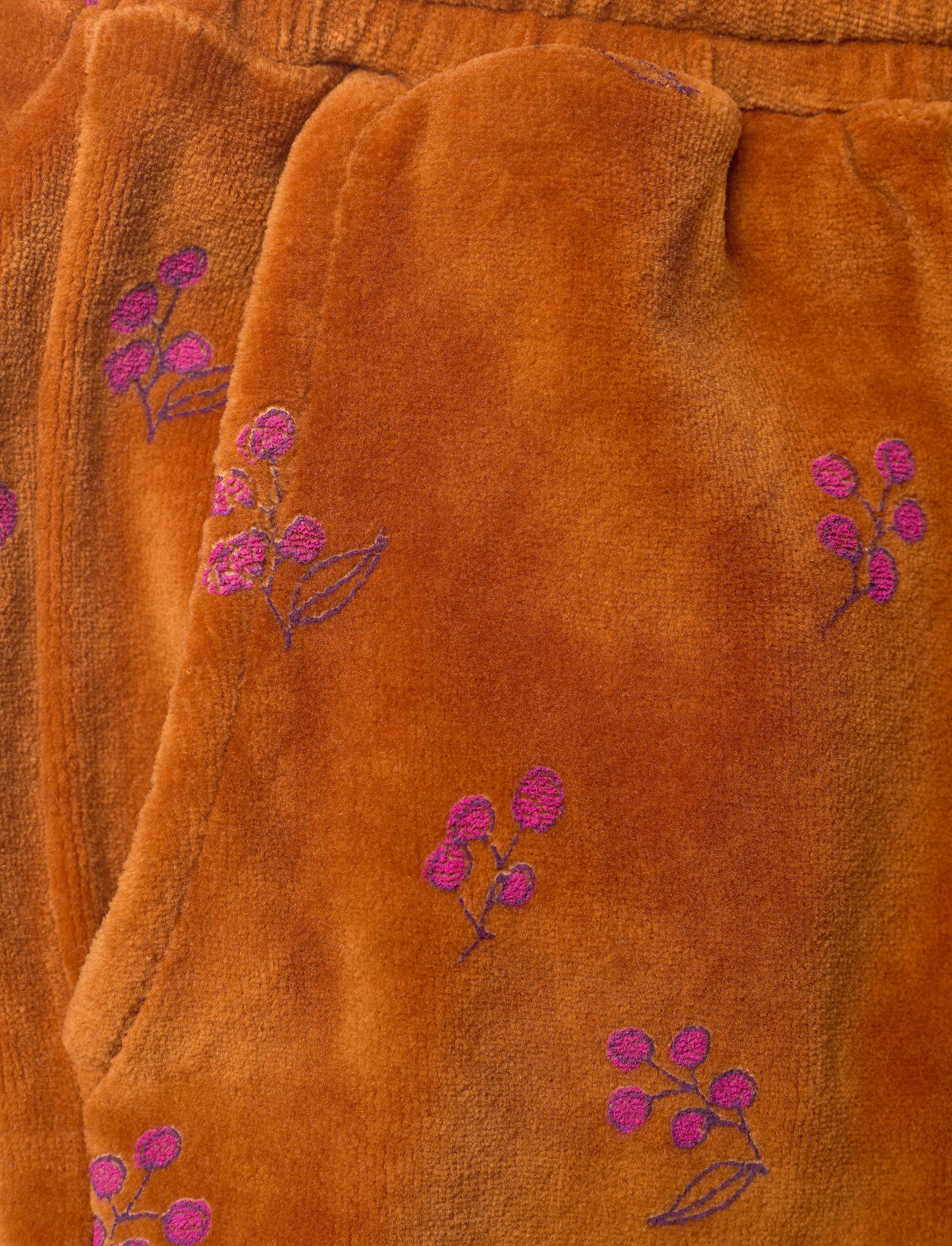 Soft Gallery - Charline Pants - thai curry, aop rosehibs - 2