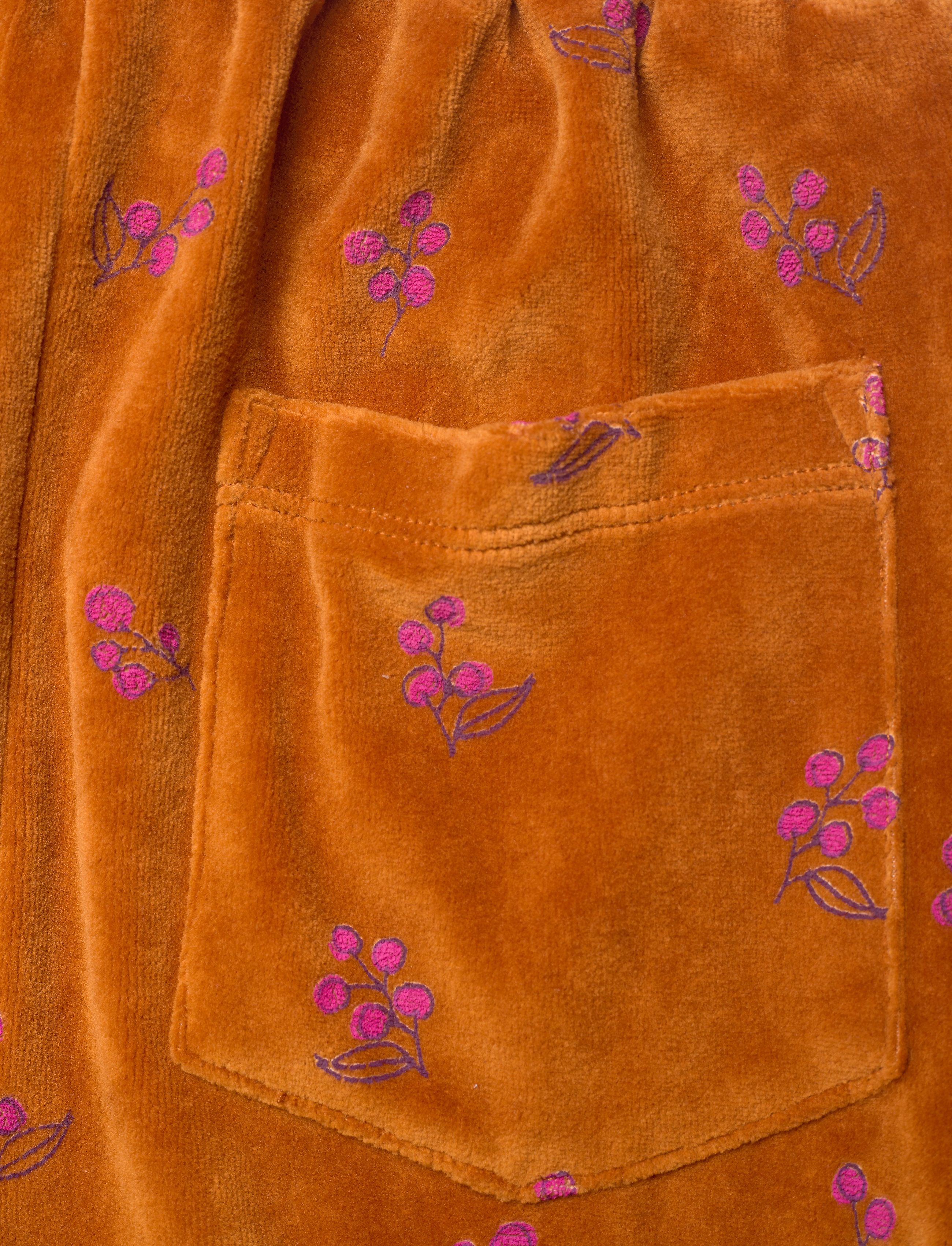Soft Gallery - Charline Pants - thai curry, aop rosehibs - 4