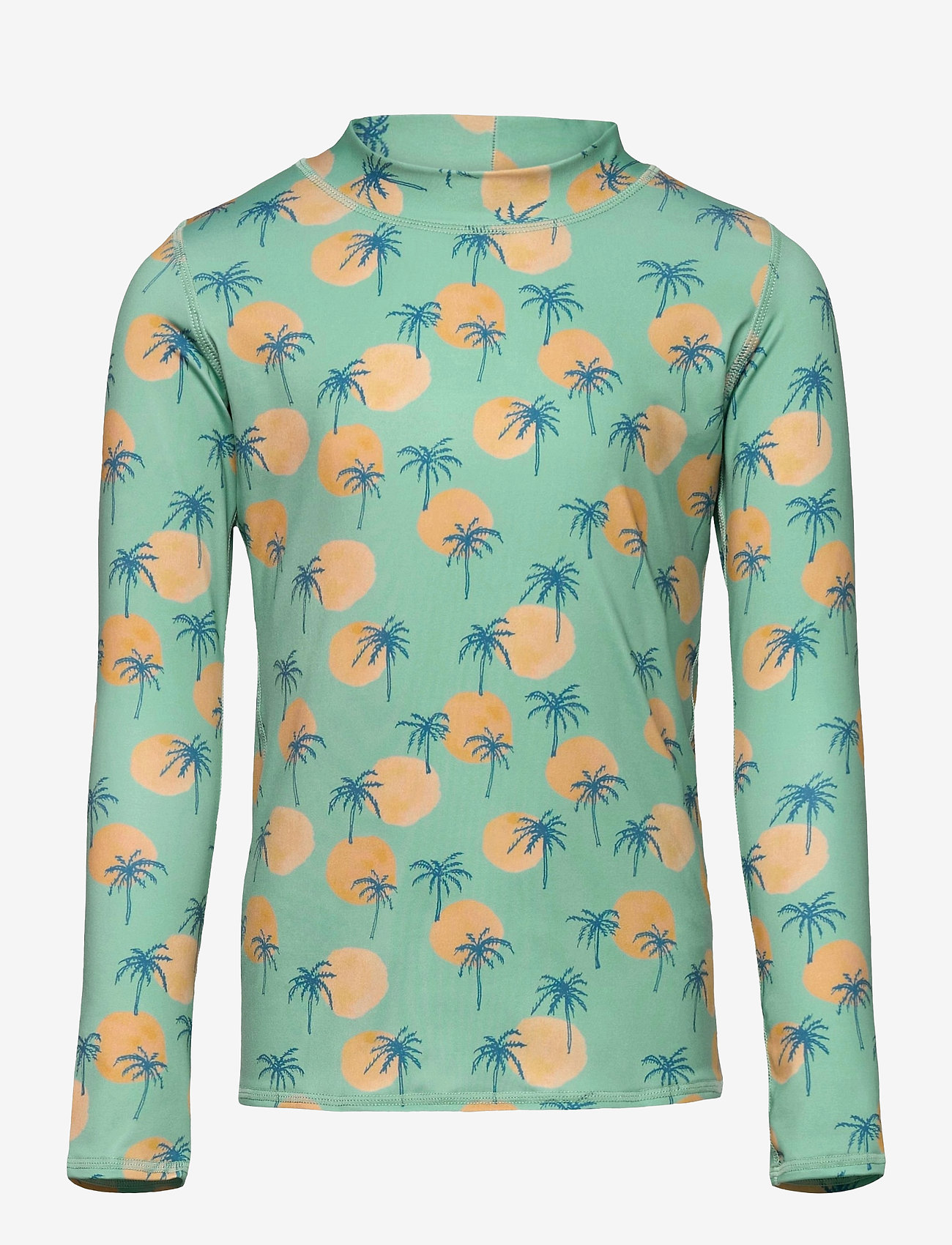 Soft Gallery - Astin Sun Shirt - granite green, aop tropical - 0