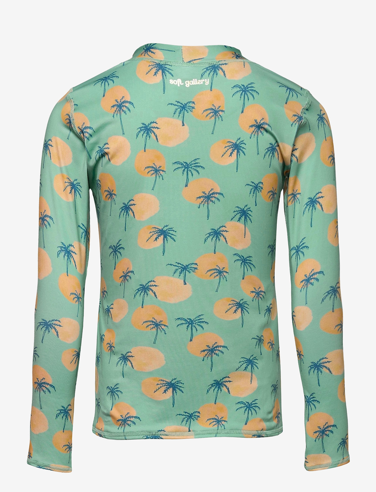 Soft Gallery - Astin Sun Shirt - granite green, aop tropical - 1