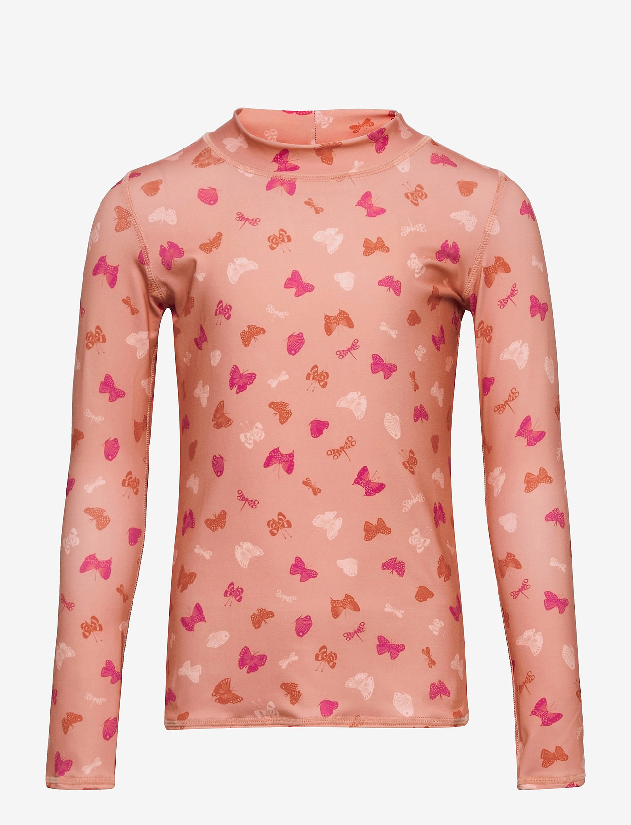 Soft Gallery - Astin Sun Shirt - shrimp, aop fluttery s - 0
