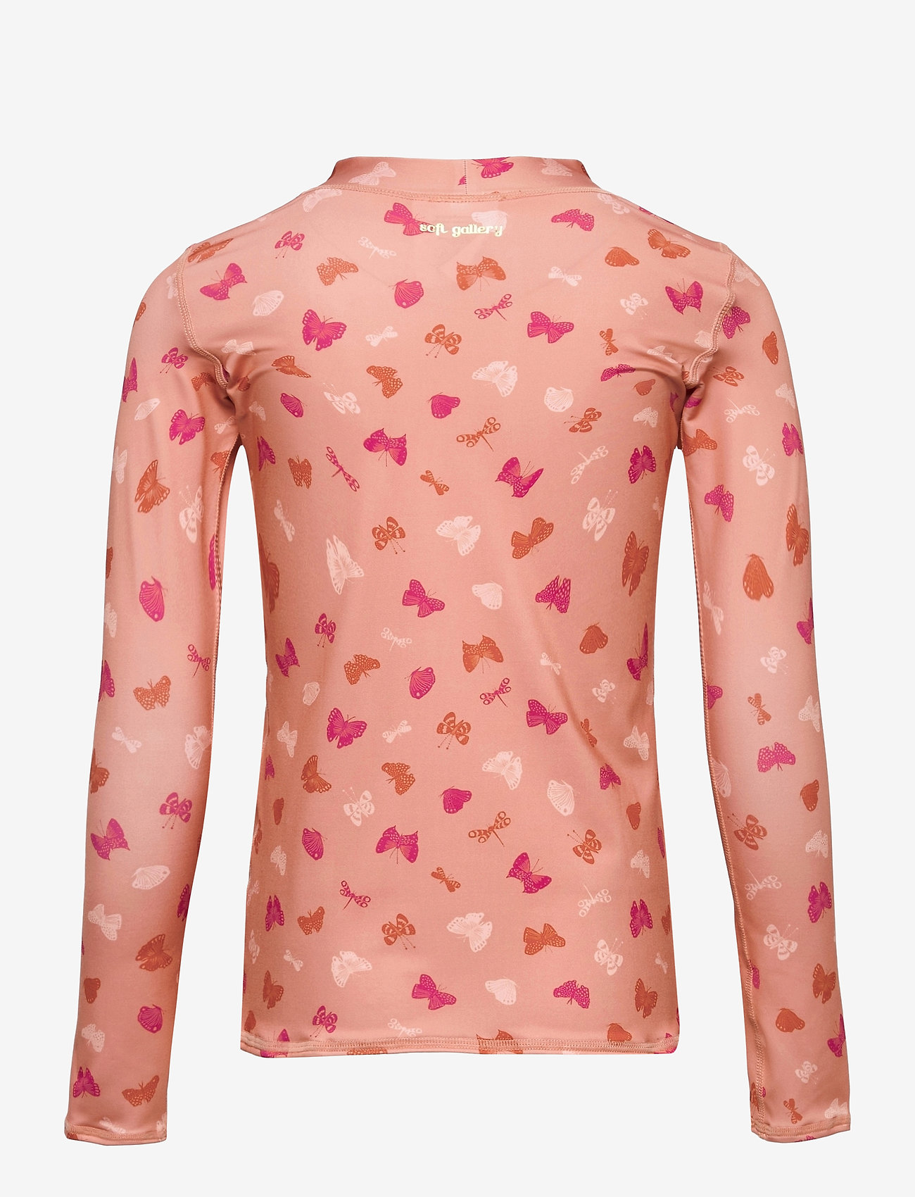 Soft Gallery - Astin Sun Shirt - shrimp, aop fluttery s - 1