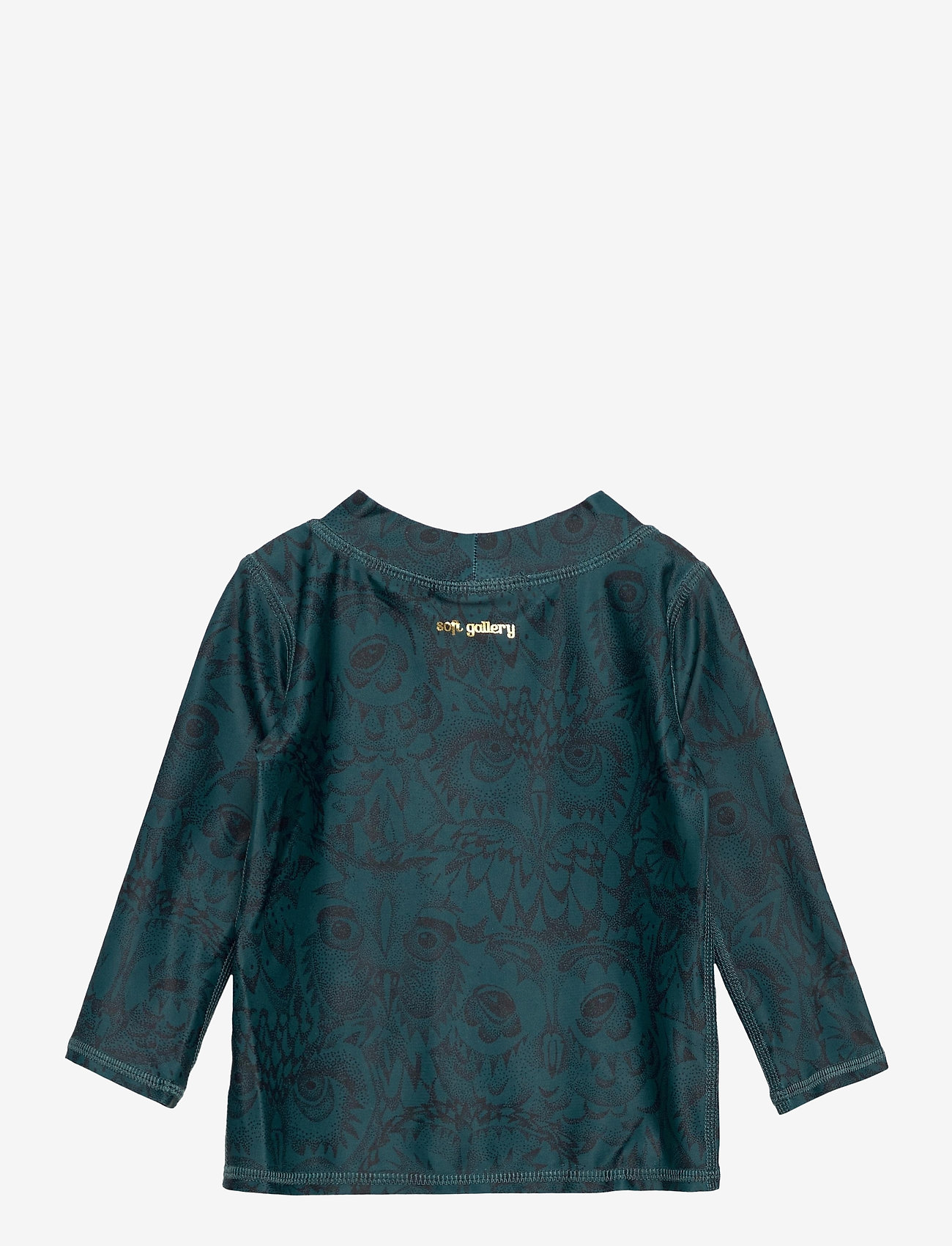 Soft Gallery - Baby Astin Sun Shirt - summer savings - orion blue, aop owl - 1