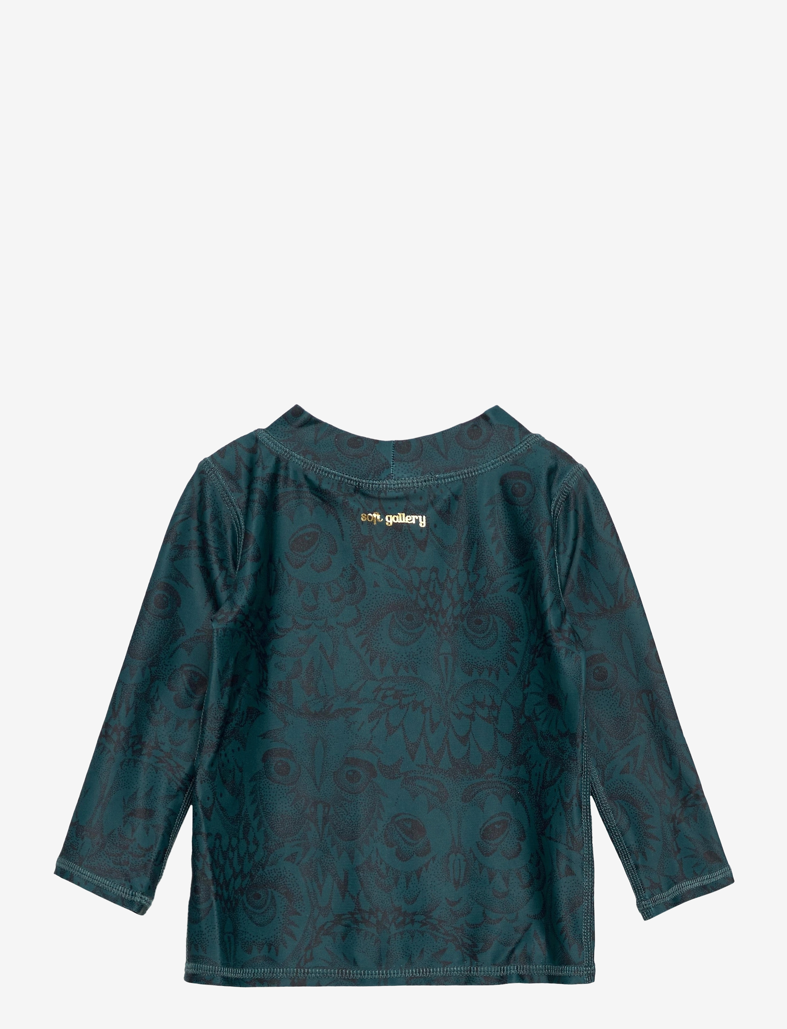 Soft Gallery - Baby Astin Sun Shirt - gode sommertilbud - orion blue, aop owl - 1