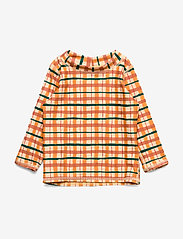 Baby Astin Sun Shirt - WINTER WHEAT, AOP CHECK