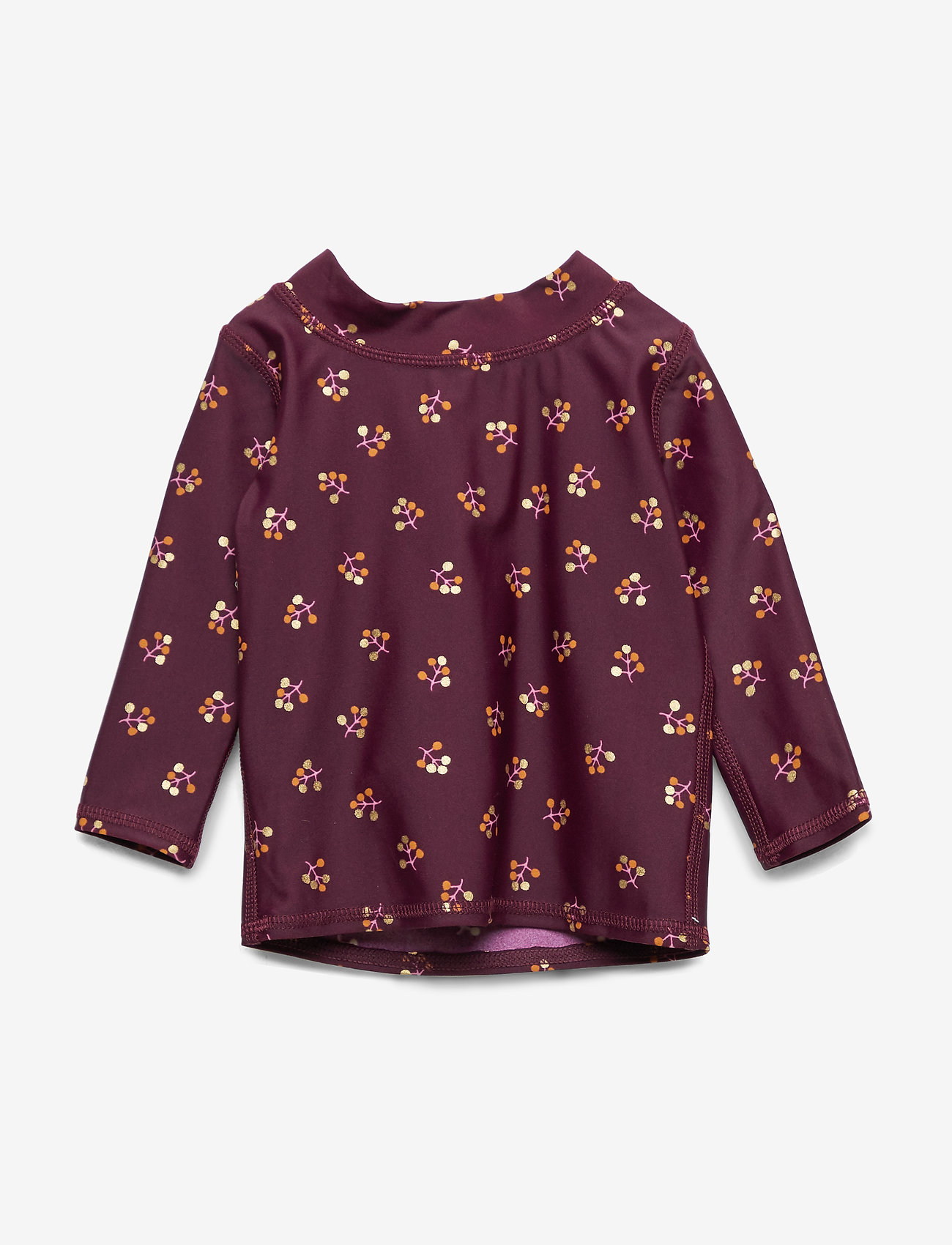 Soft Gallery - Baby Astin Sun Shirt - sommarfynd - fig, aop winterberry small - 0