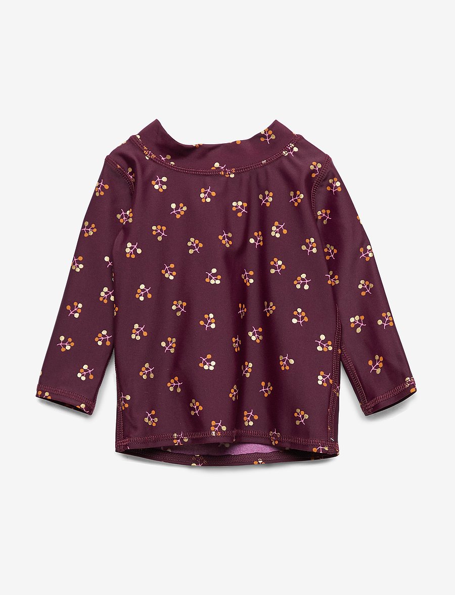 Soft Gallery - Baby Astin Sun Shirt - premium styles - fig, aop winterberry small - 0