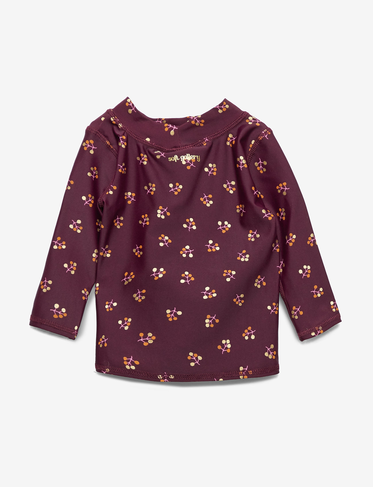 Soft Gallery - Baby Astin Sun Shirt - ujumisriiete ülaosad - fig, aop winterberry small - 1