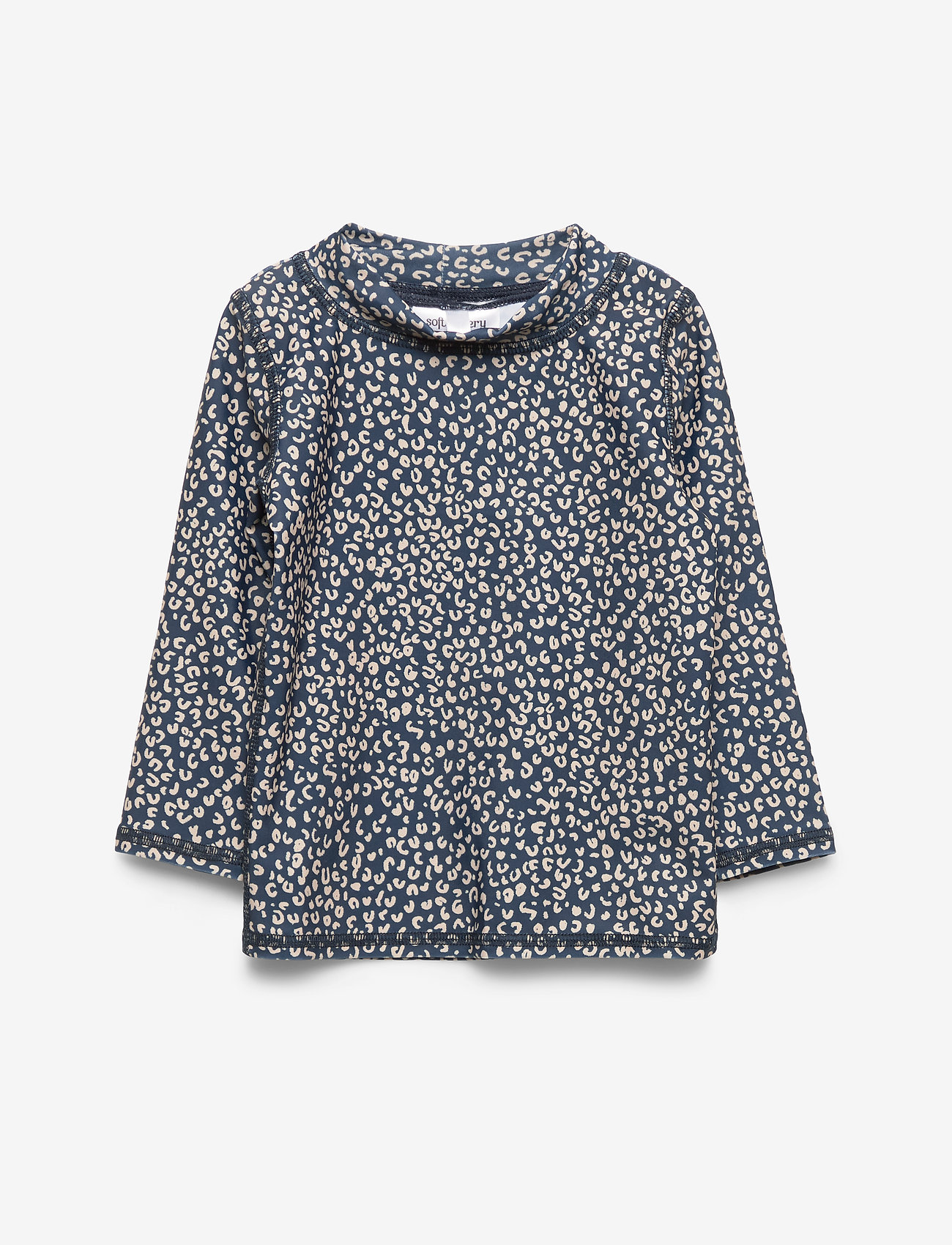 Soft Gallery - Baby Astin Sun Shirt - suvised sooduspakkumised - dress blue, aop leospot - 0