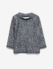 Soft Gallery - Baby Astin Sun Shirt - vasaros pasiūlymai - dress blue, aop leospot - 0