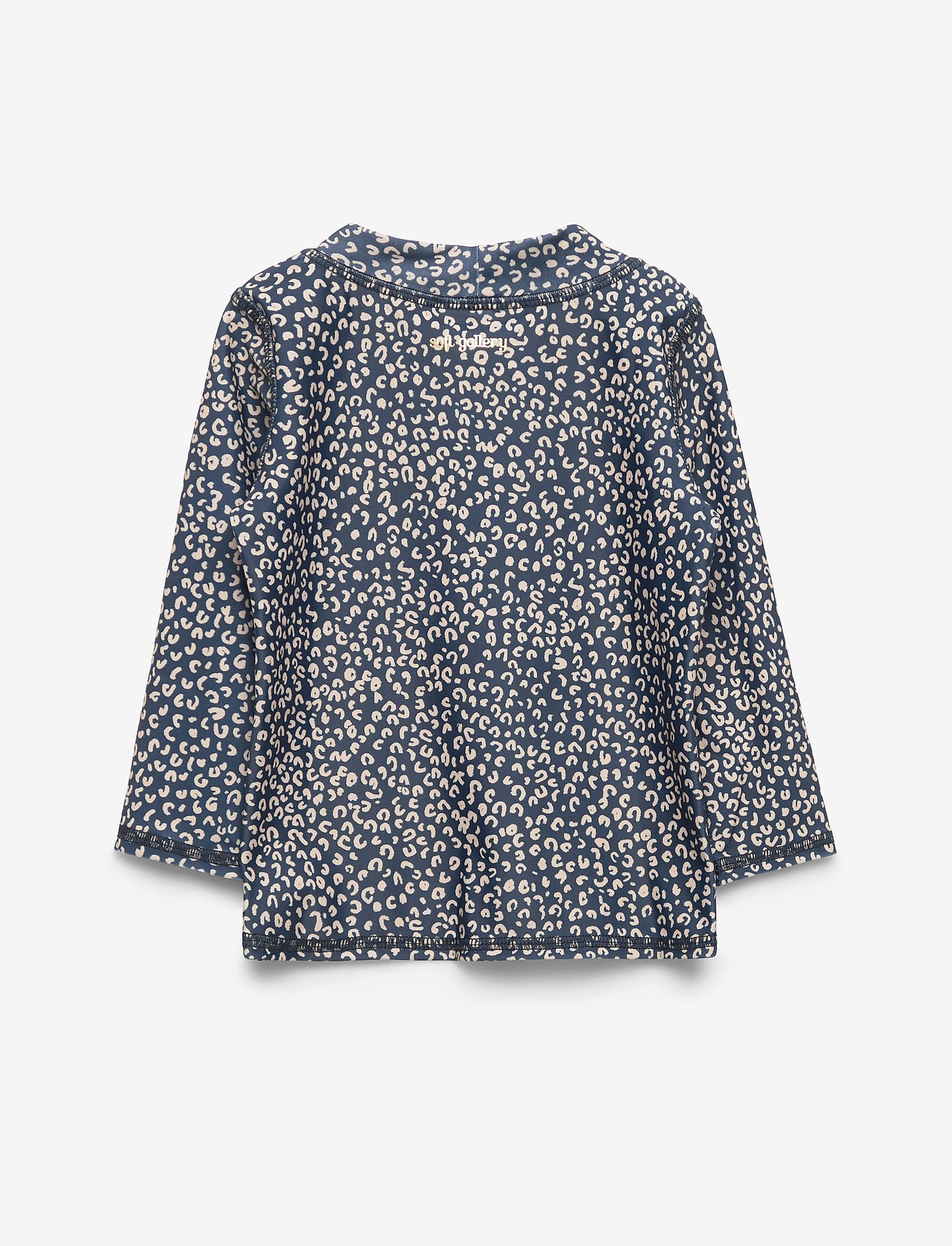Soft Gallery - Baby Astin Sun Shirt - suvised sooduspakkumised - dress blue, aop leospot - 1
