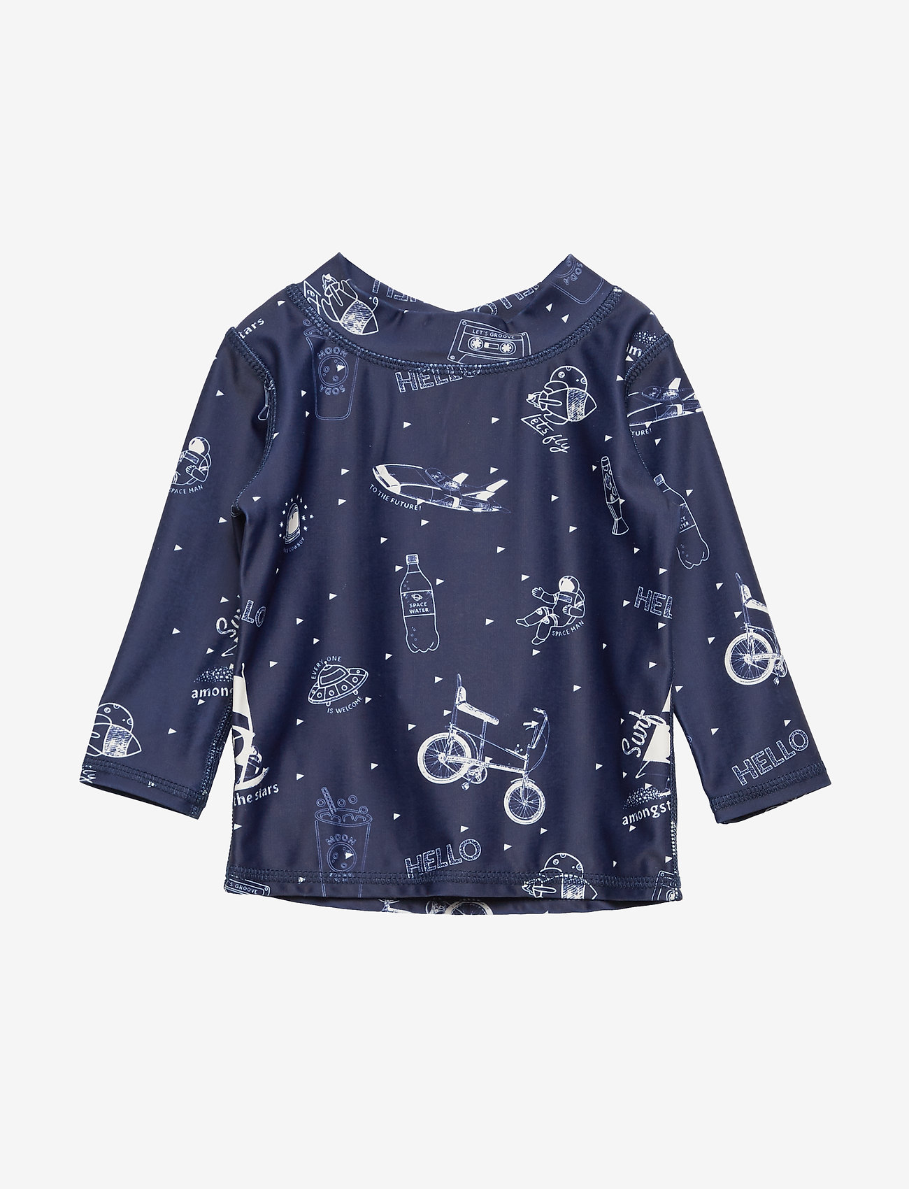 Soft Gallery - Baby Astin Sun Shirt - dress blues, aop starsurfer swim - 0