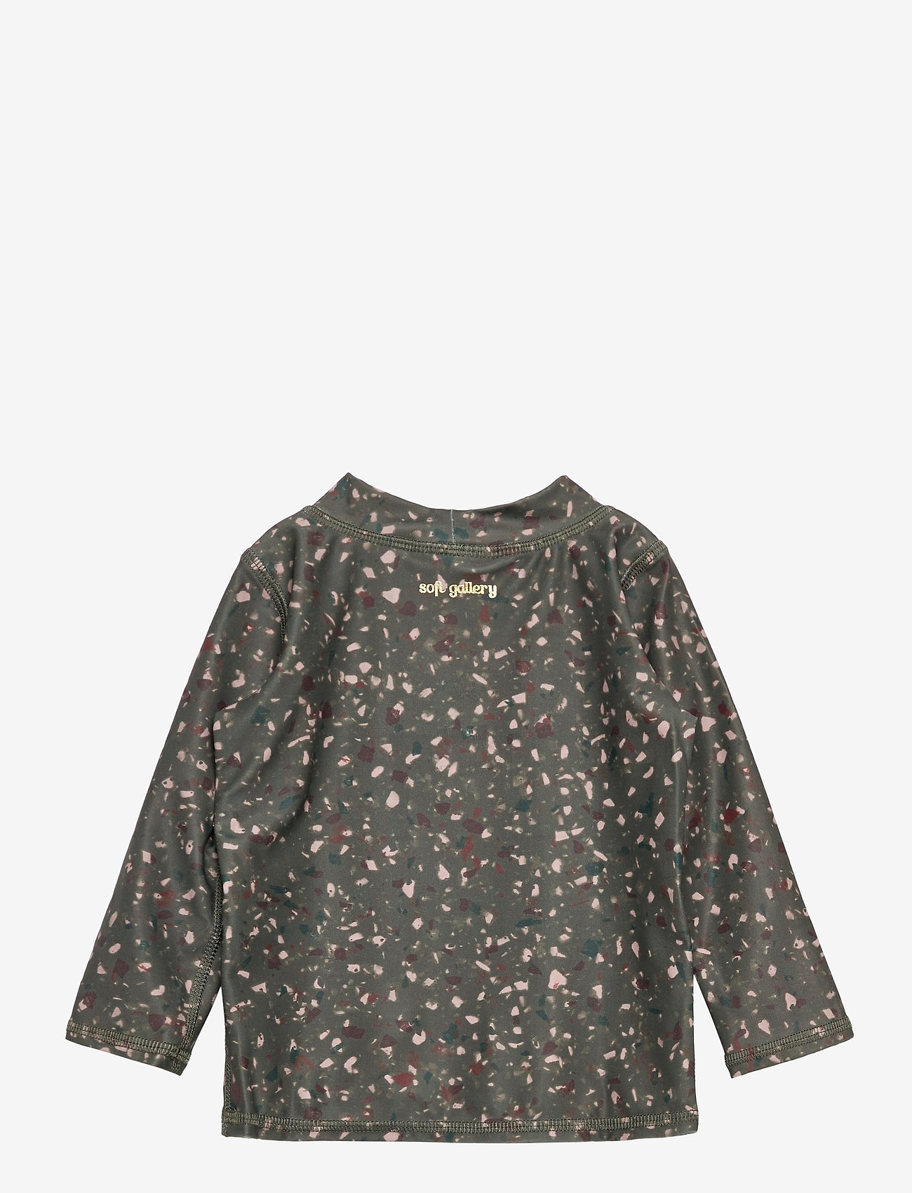 Soft Gallery - Baby Astin Sun Shirt - swim tops - deep liche, aop terra - 1
