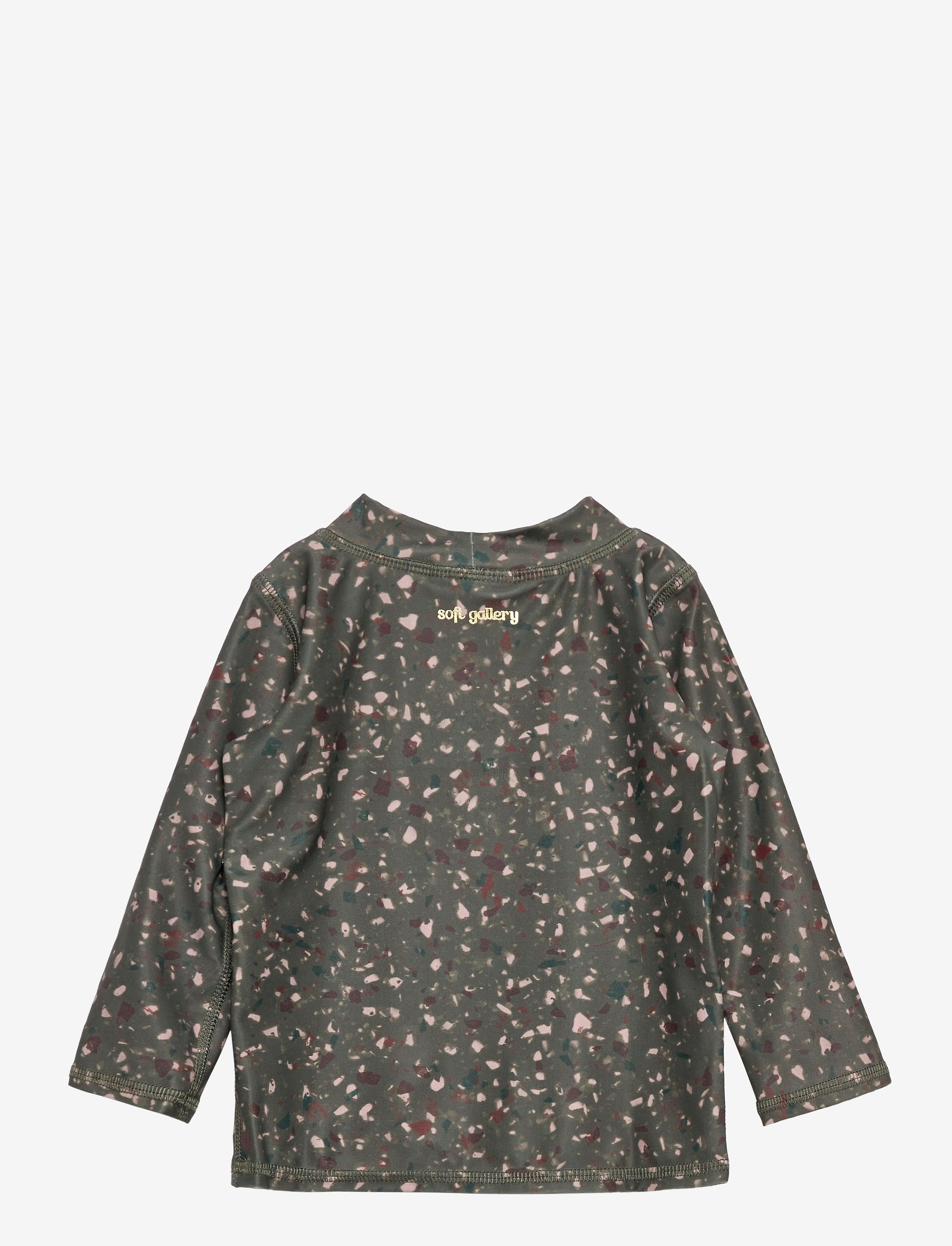 Soft Gallery - Baby Astin Sun Shirt - bade-oberteile - deep liche, aop terra - 1
