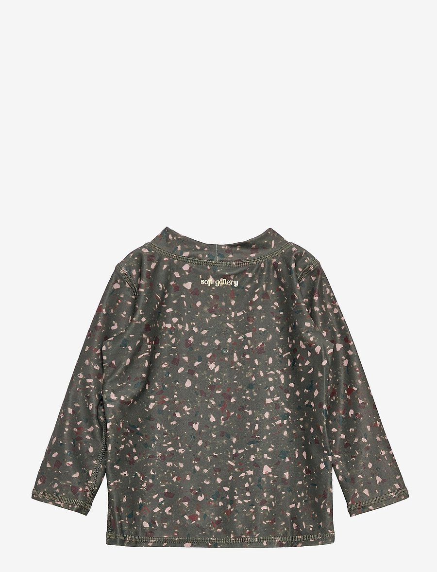 Soft Gallery - Baby Astin Sun Shirt - bade-oberteile - deep liche, aop terra - 1