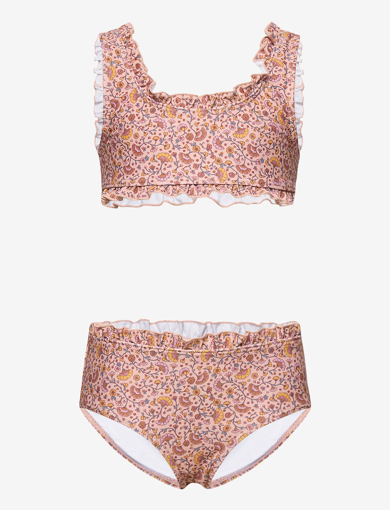 Soft Gallery - Heloise Bikini - misty rose, aop flower swim - 0