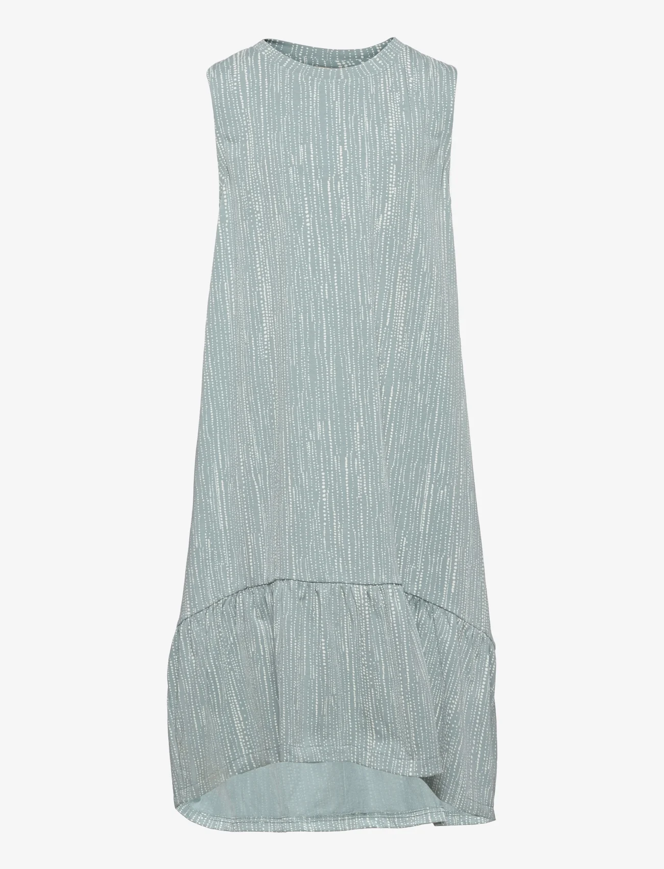 Soft Gallery - SGJenella Milkysea sl dress - vakarinės suknelės - silver blue - 0