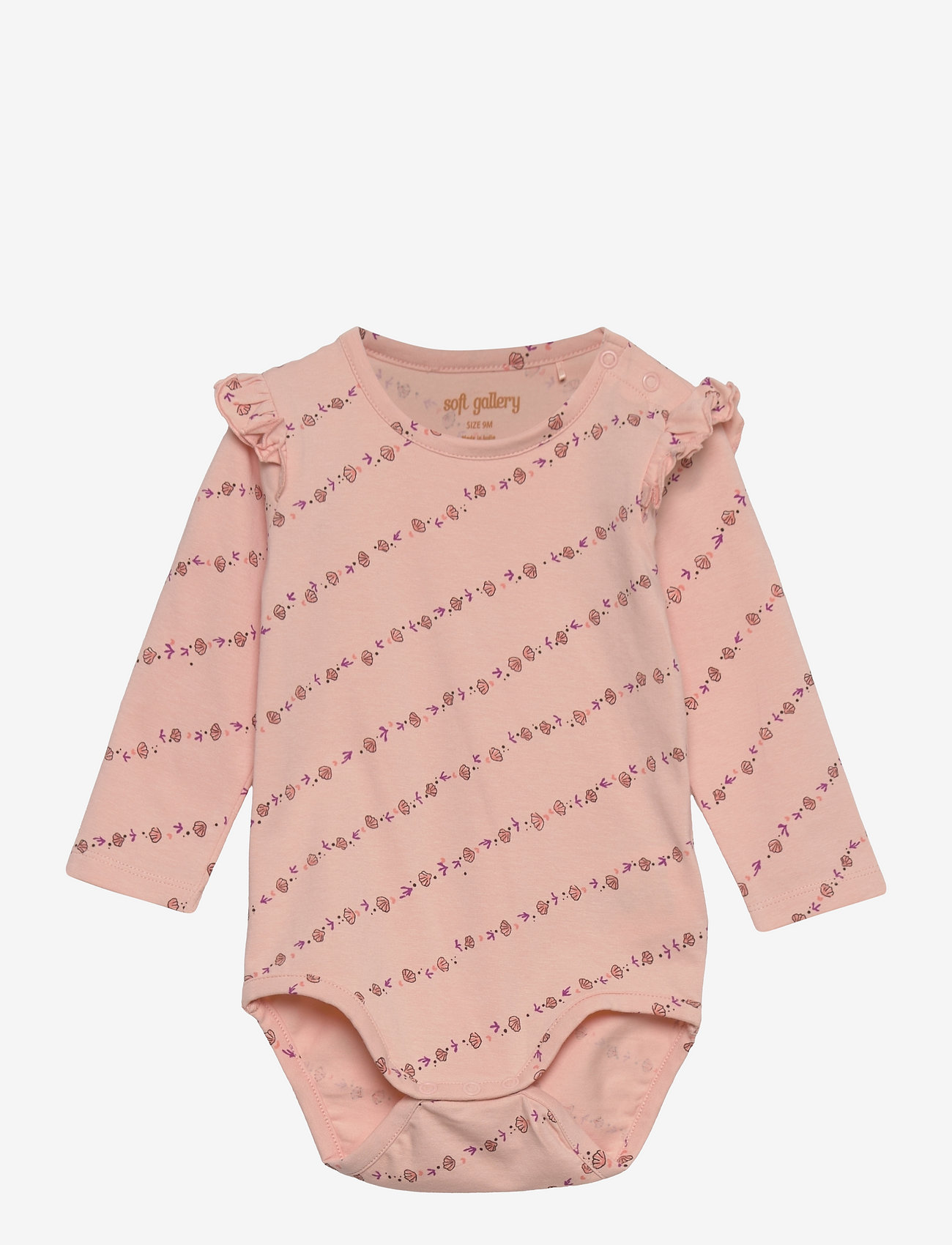 Soft Gallery - SGFifi Shellstripe ls Body - cameo rose - 0