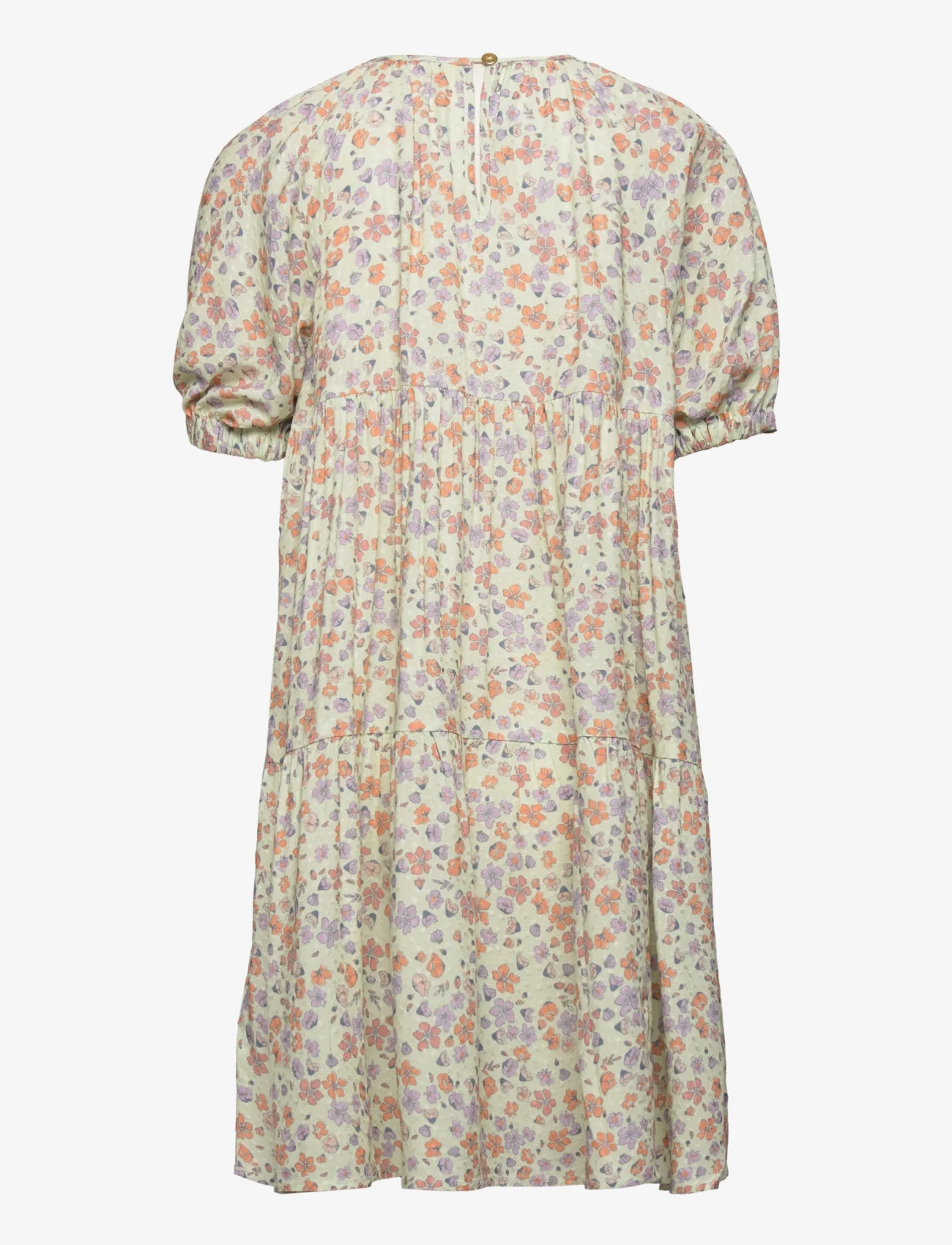 Soft Gallery - SGHonesty Popbloom Dress SF - lühikeste varrukatega vabaaja kleidid - pale aqua - 1