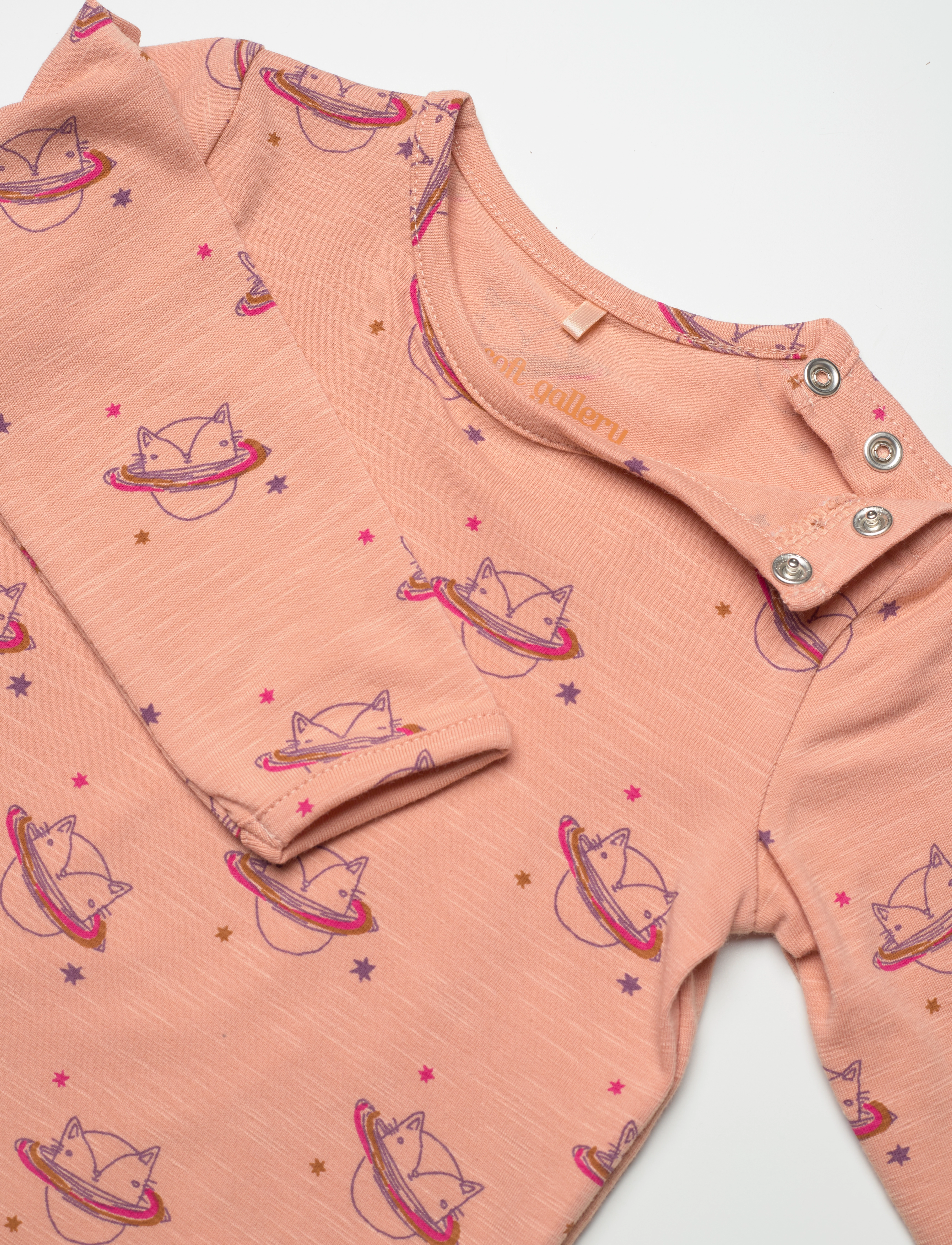 Soft Gallery - SGGalileo Spacecat LS body - dusty coral - 3