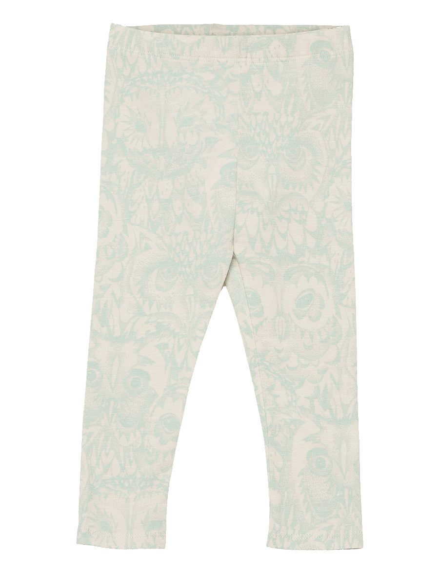 Soft Gallery - SGBaby Paula Boypastel Owl Leggings - harbor gray - 0