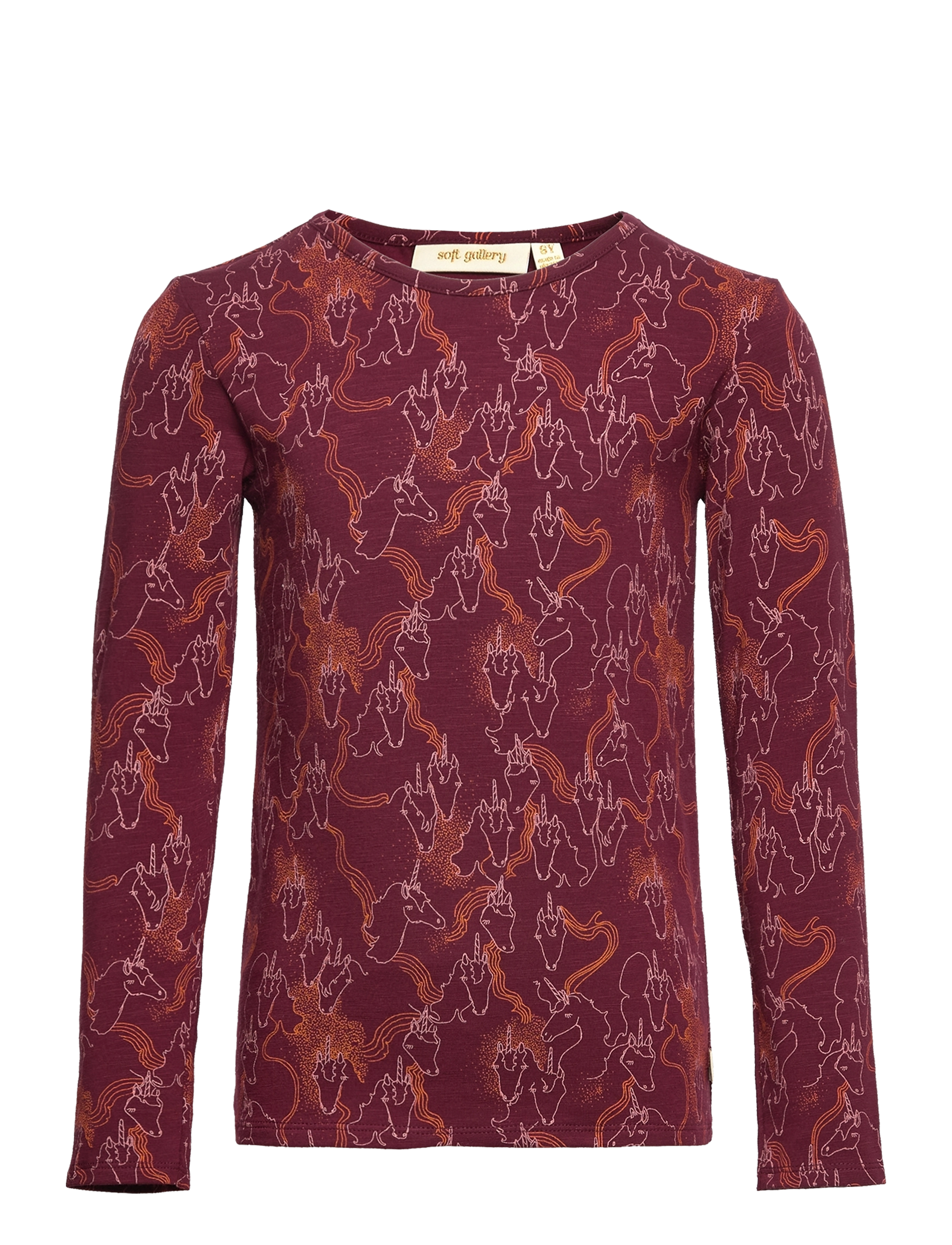 Soft Gallery - SGBella Magicorn LS Tee - tawny port - 0