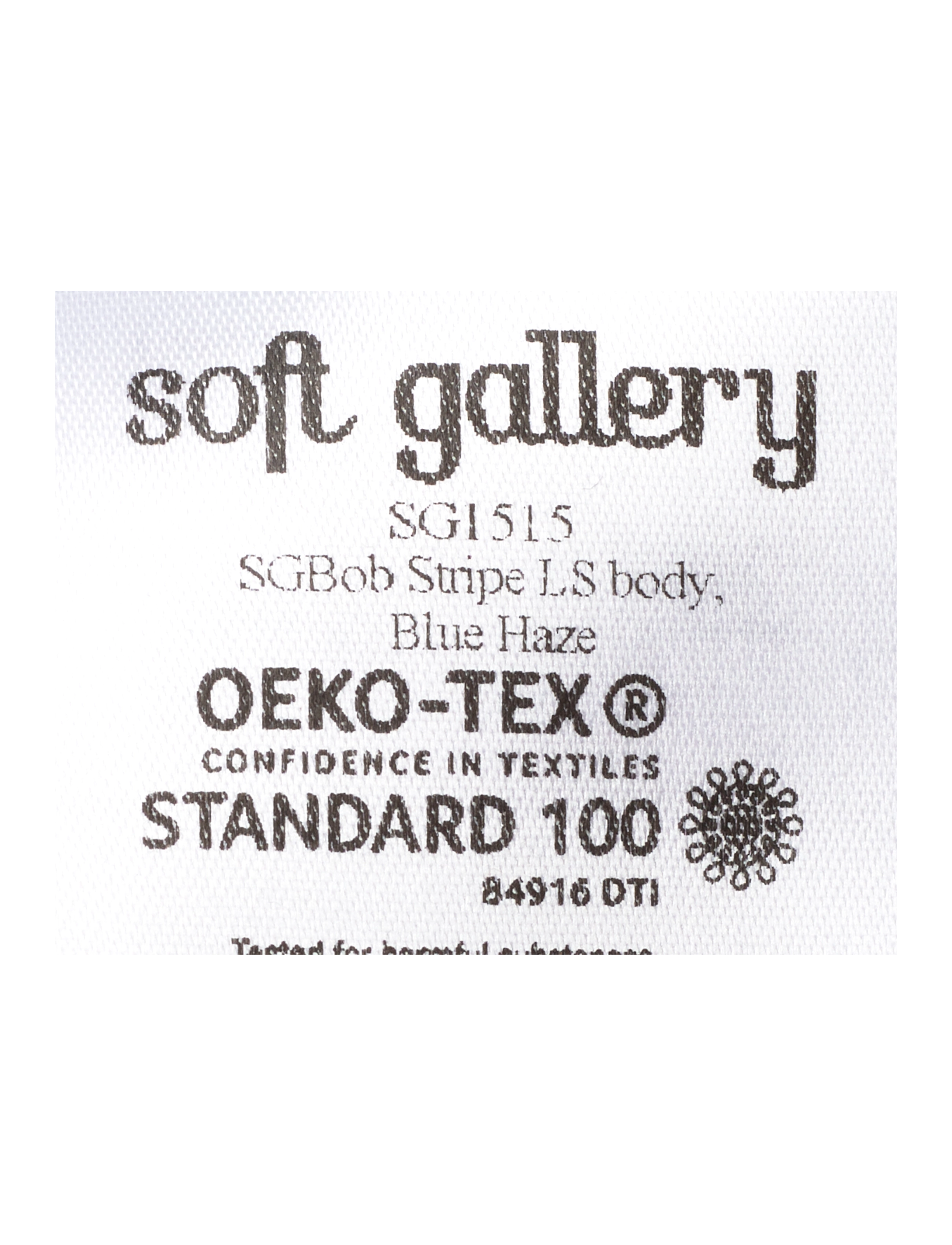 Soft Gallery - SGBob Stripe LS body - blue haze - 2
