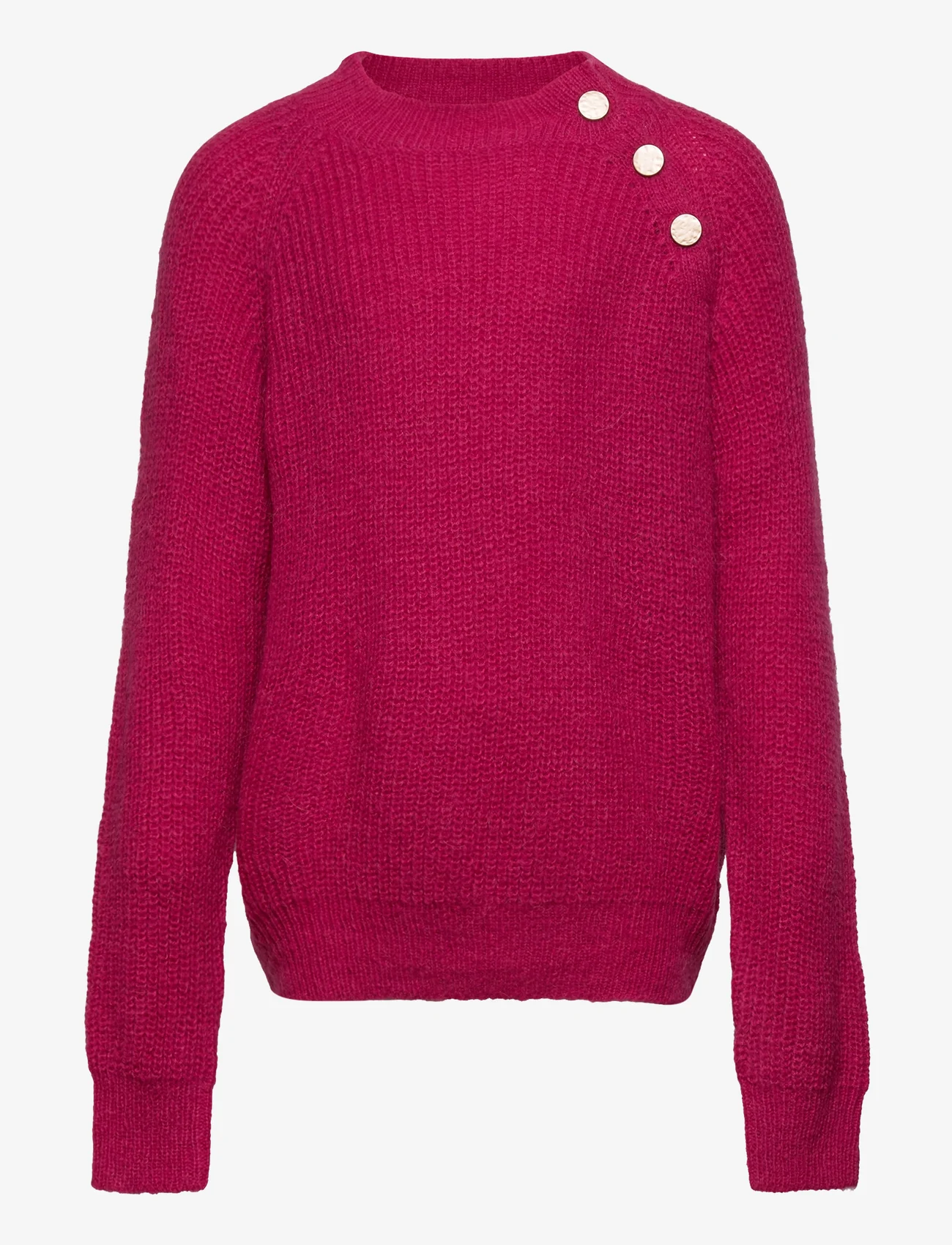 Soft Gallery - SGKiki knit Pullover - swetry - pink peacock - 0