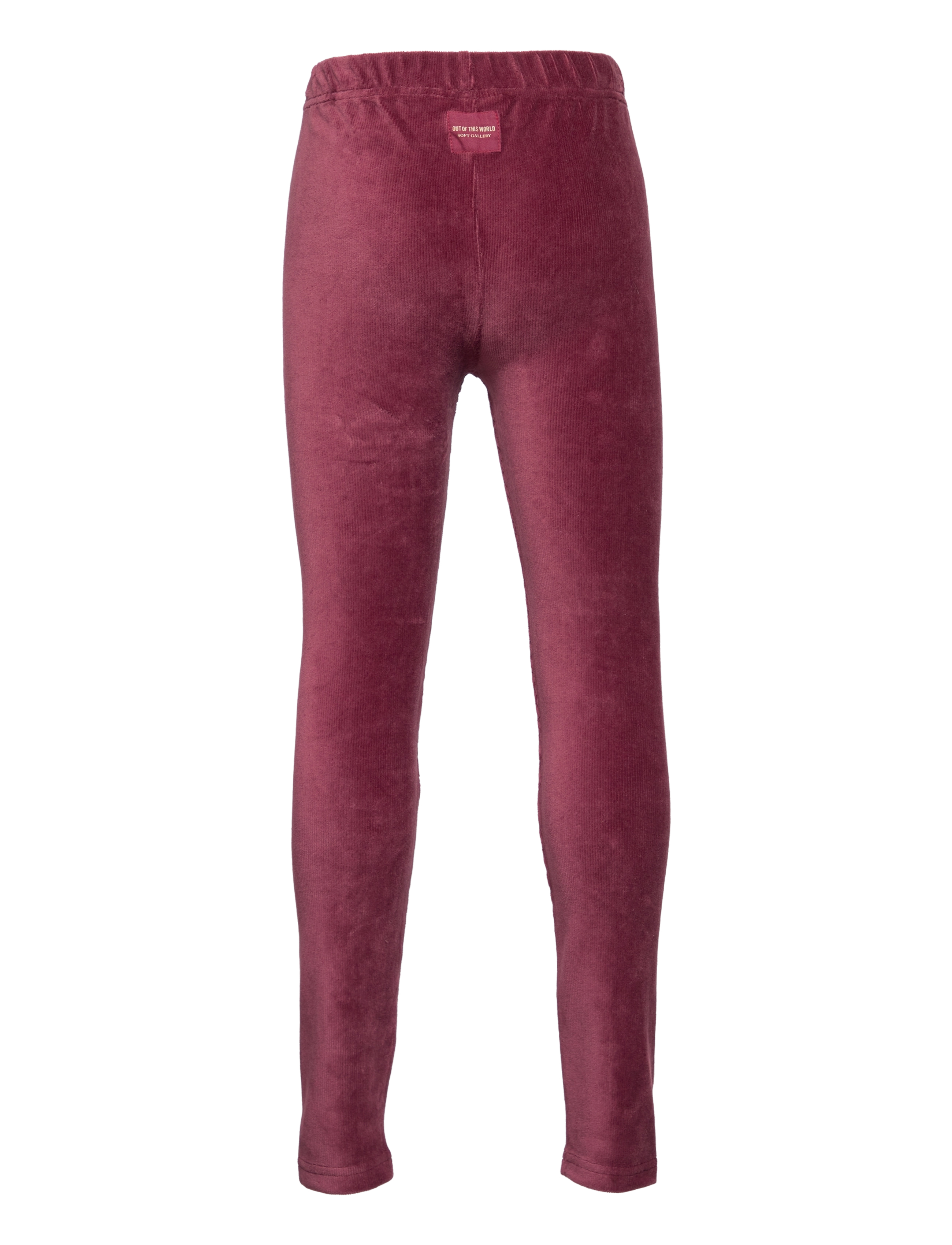 Soft Gallery - SGIssa Velvet Rib Leggings - tawny port - 1