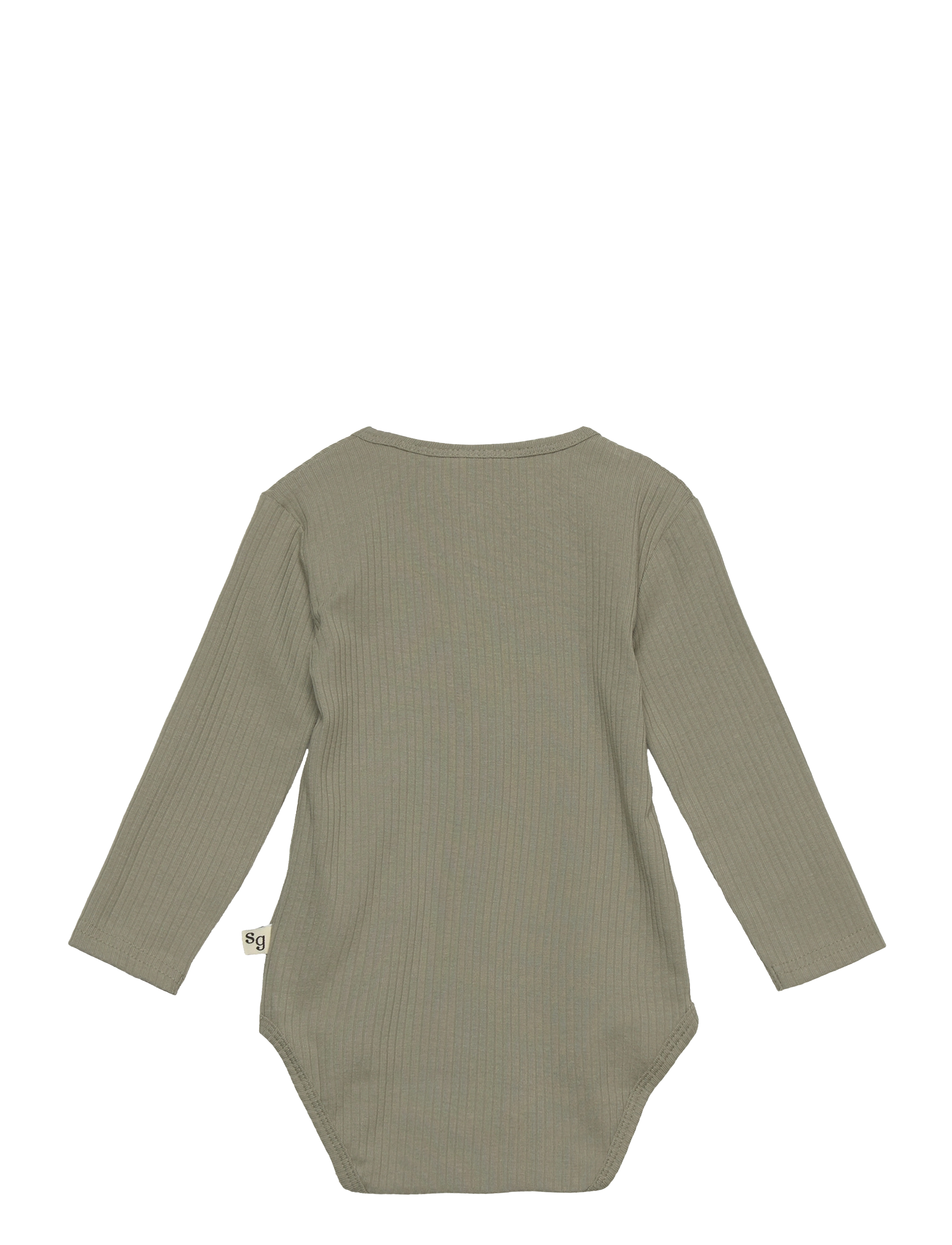 Soft Gallery - SGJoss Rib Pattern LS body - seagrass - 1
