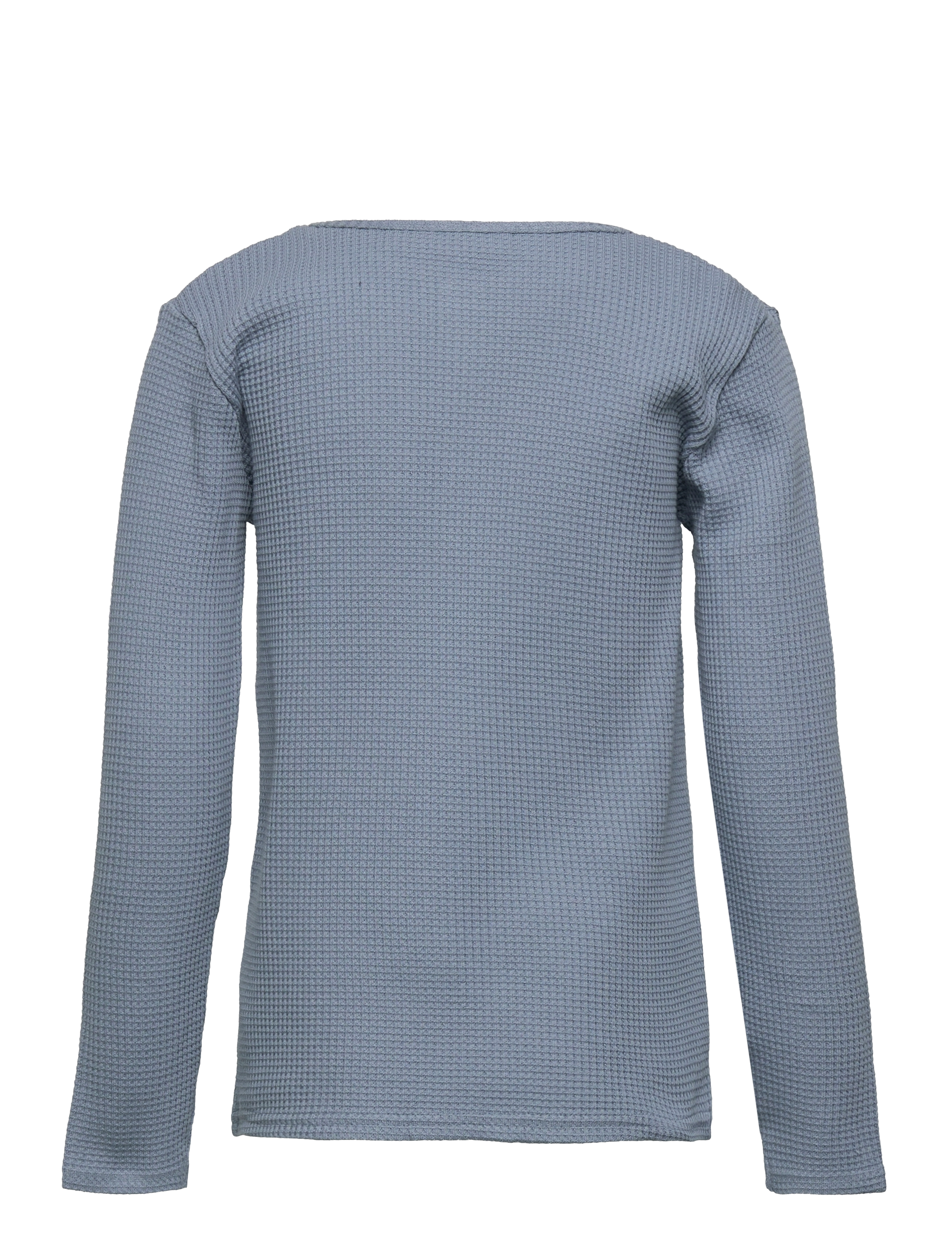 Soft Gallery - SGJustin Waffle Ls Tee - faded denim - 1