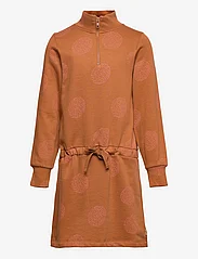 Soft Gallery - SGKiera Moondots Dress - casual jurken met lange mouwen - glazed ginger - 0