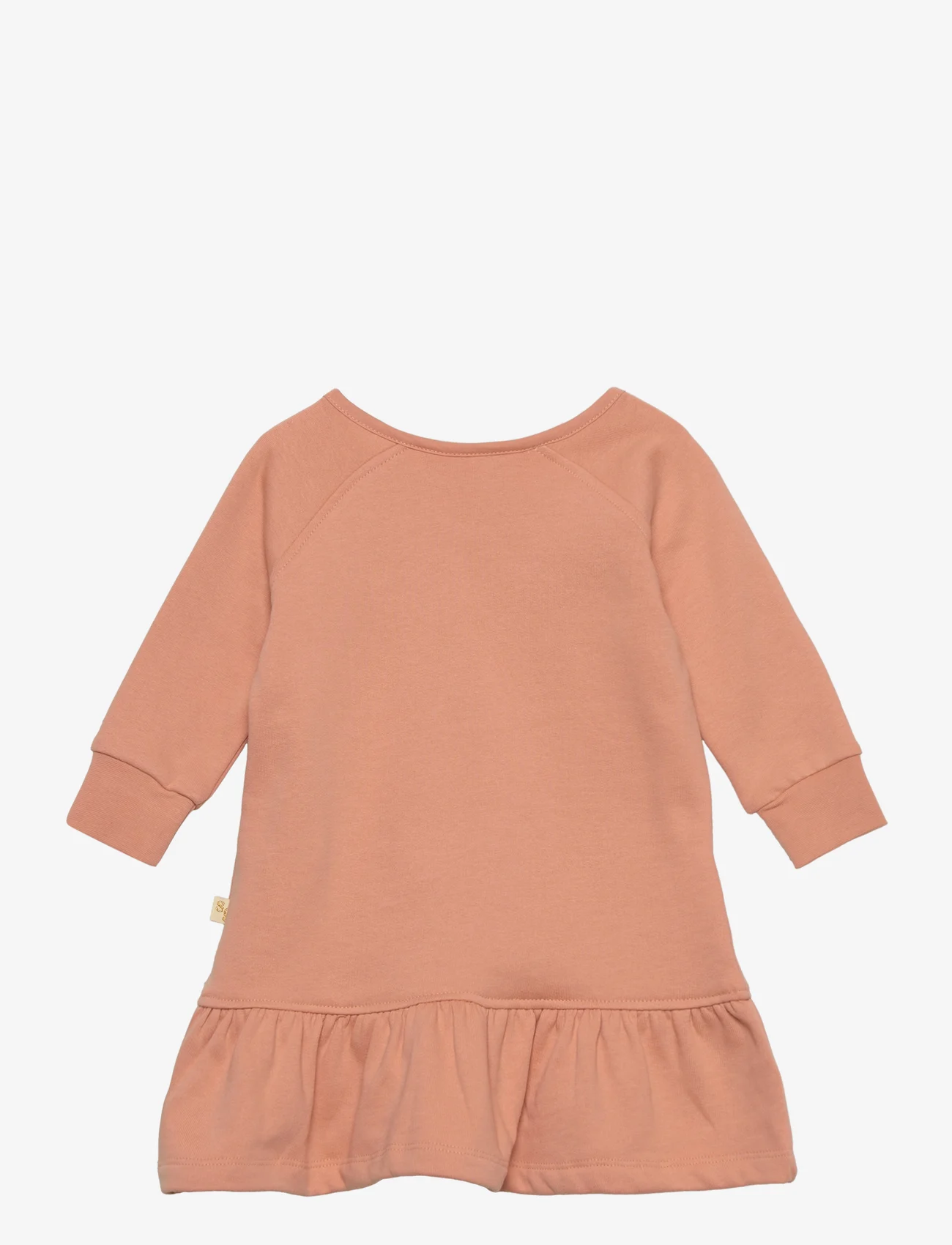Soft Gallery - SGKrista Emb Universe Dress - long-sleeved casual dresses - dusty coral - 1