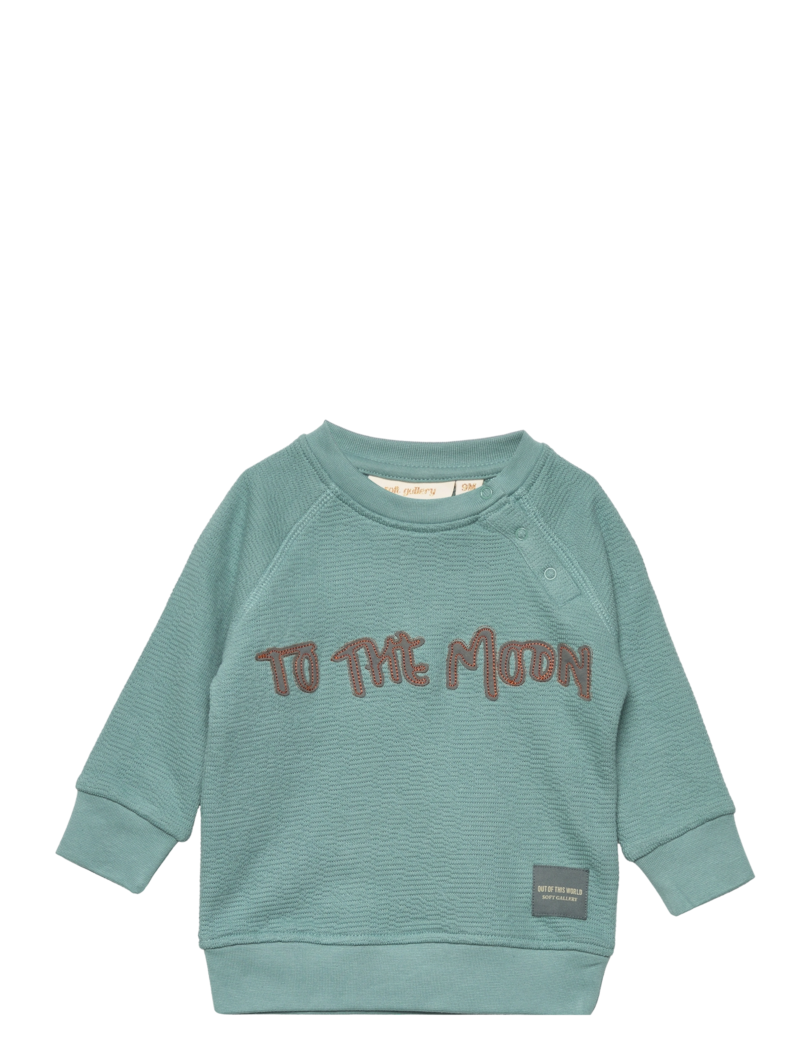 Soft Gallery - SGAlexi Structure Sweatshirt - mineral blue - 0