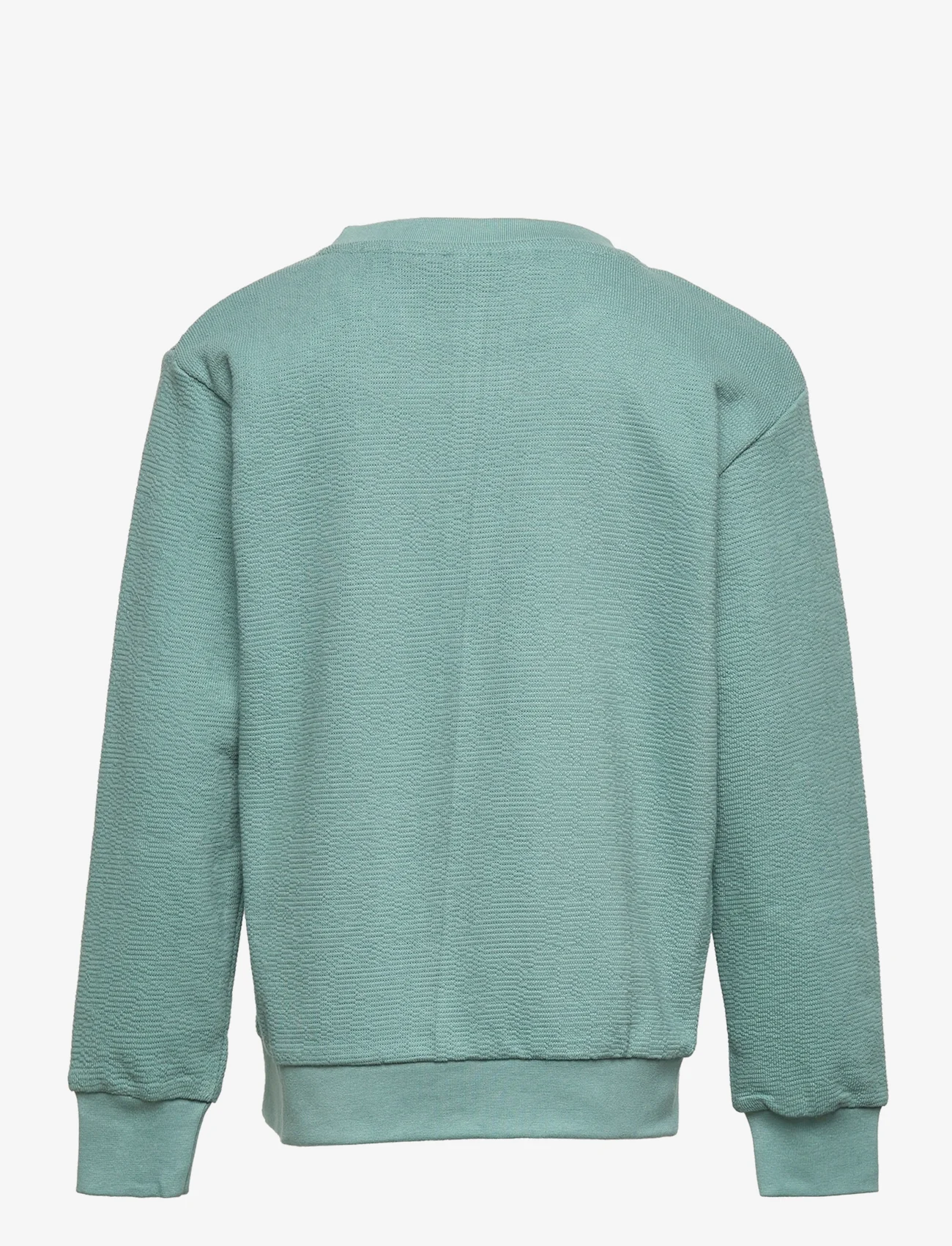 Soft Gallery - SGKonrad Structure Sweatshirt - sweatshirts & hoodies - mineral blue - 1