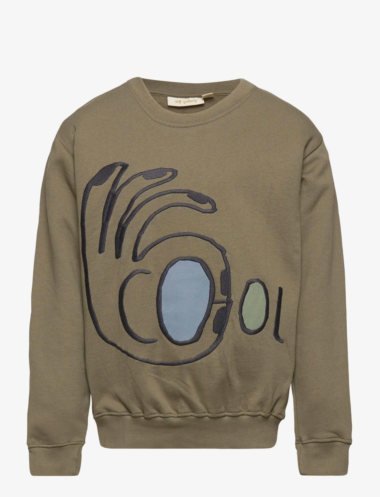 Soft Gallery - SGBaptiste Cool Sweatshirt - dressipluusid - deep lichen green - 0