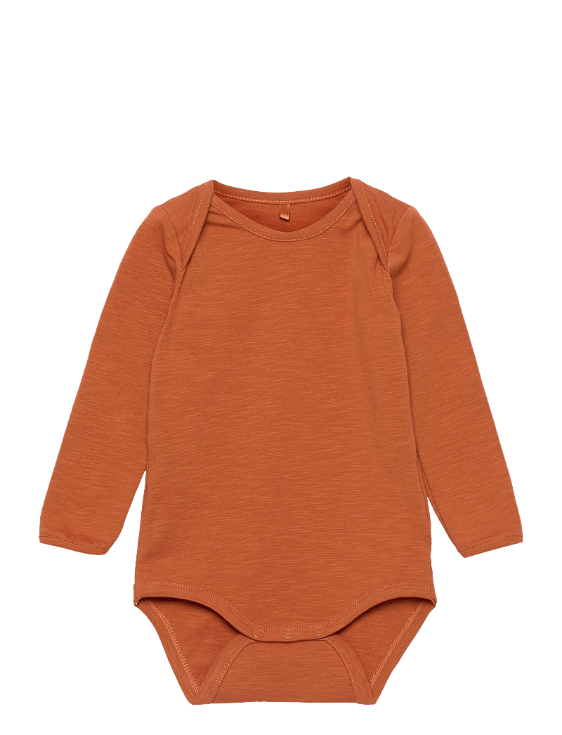 Soft Gallery - SGBob New Owl Ls Body - pikkade varrukatega bodid - bombay brown - 0