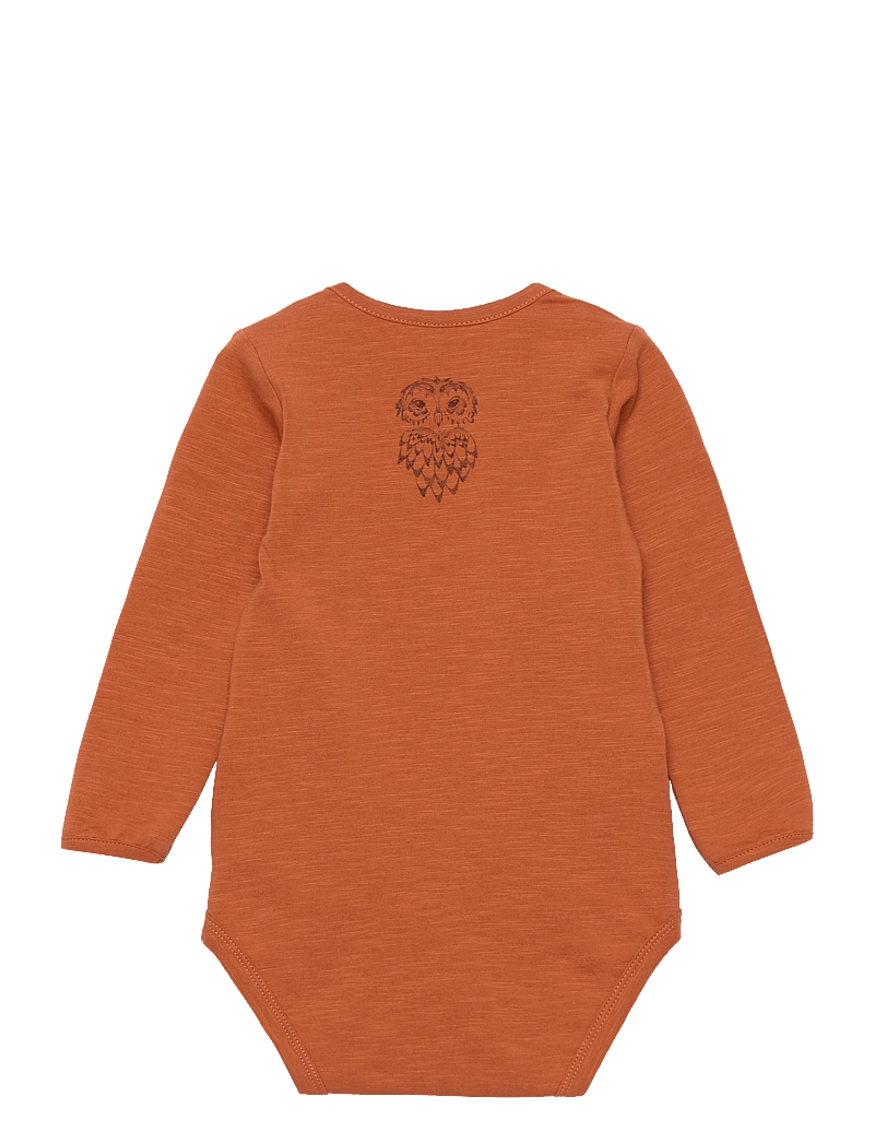 Soft Gallery - SGBob New Owl Ls Body - pikkade varrukatega bodid - bombay brown - 1