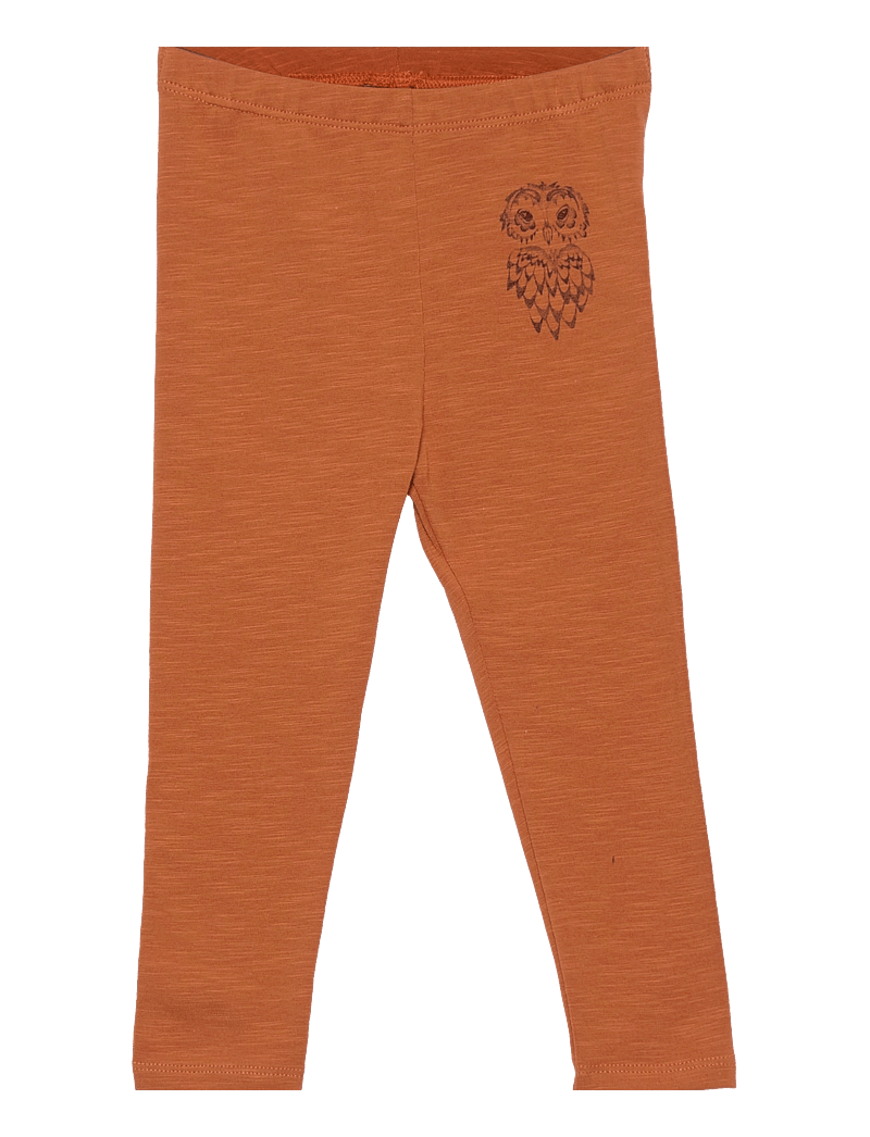 Soft Gallery - SGBaby Paula New Owl Leggings - leggings - bombay brown - 0