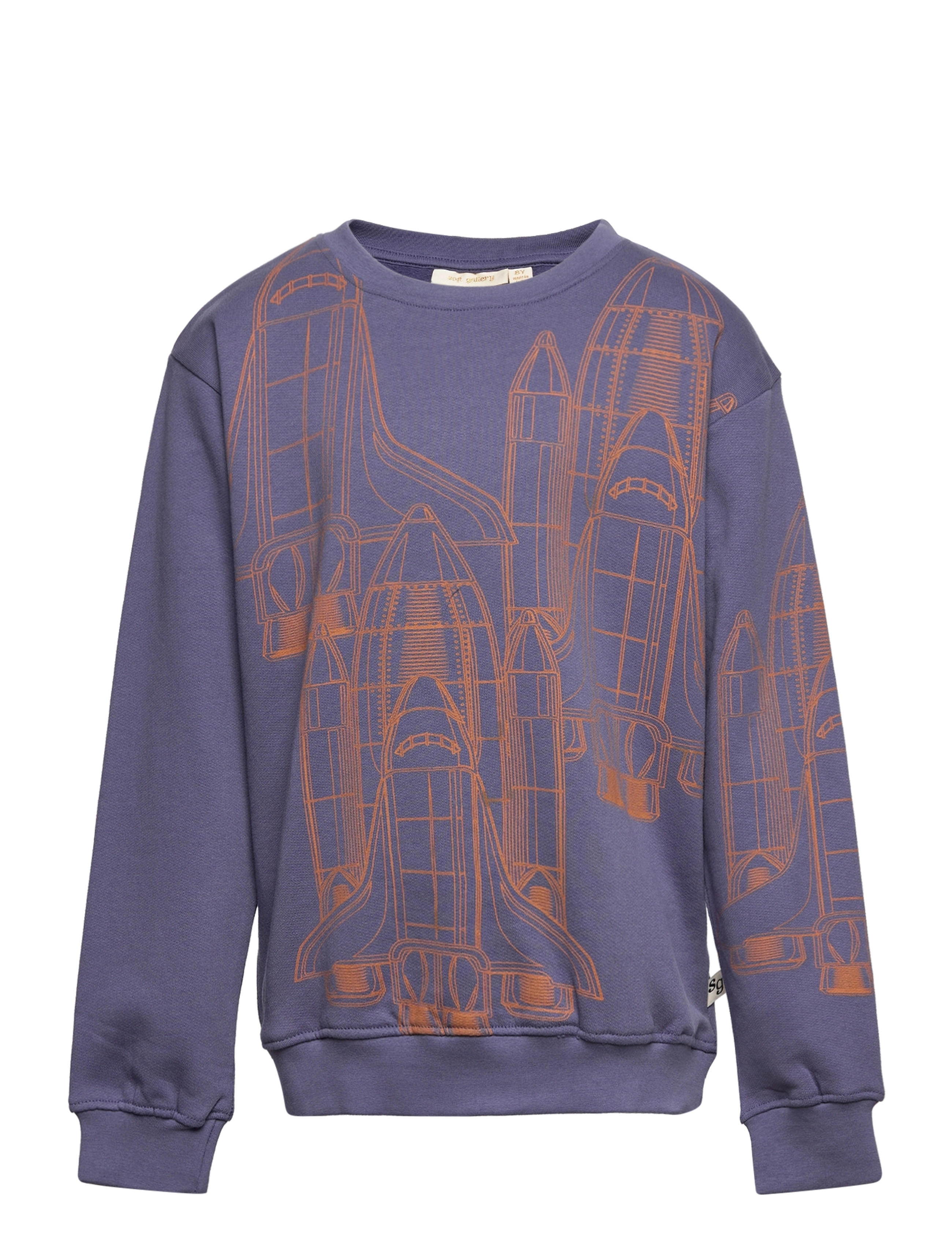 SGKonrad Spaceship sweatshirt - BLUE INDIGO