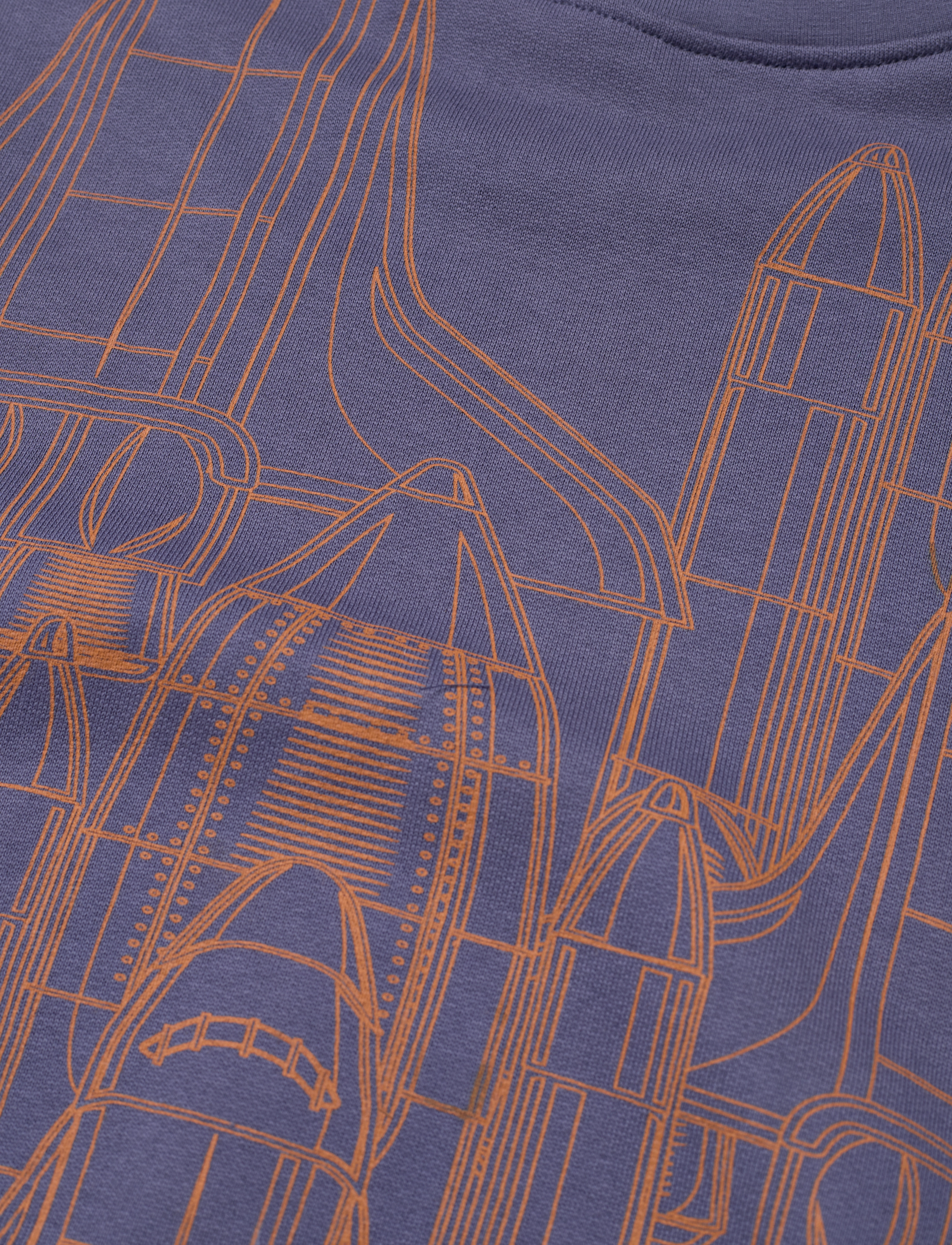 Soft Gallery - SGKonrad Spaceship sweatshirt - blue indigo - 3