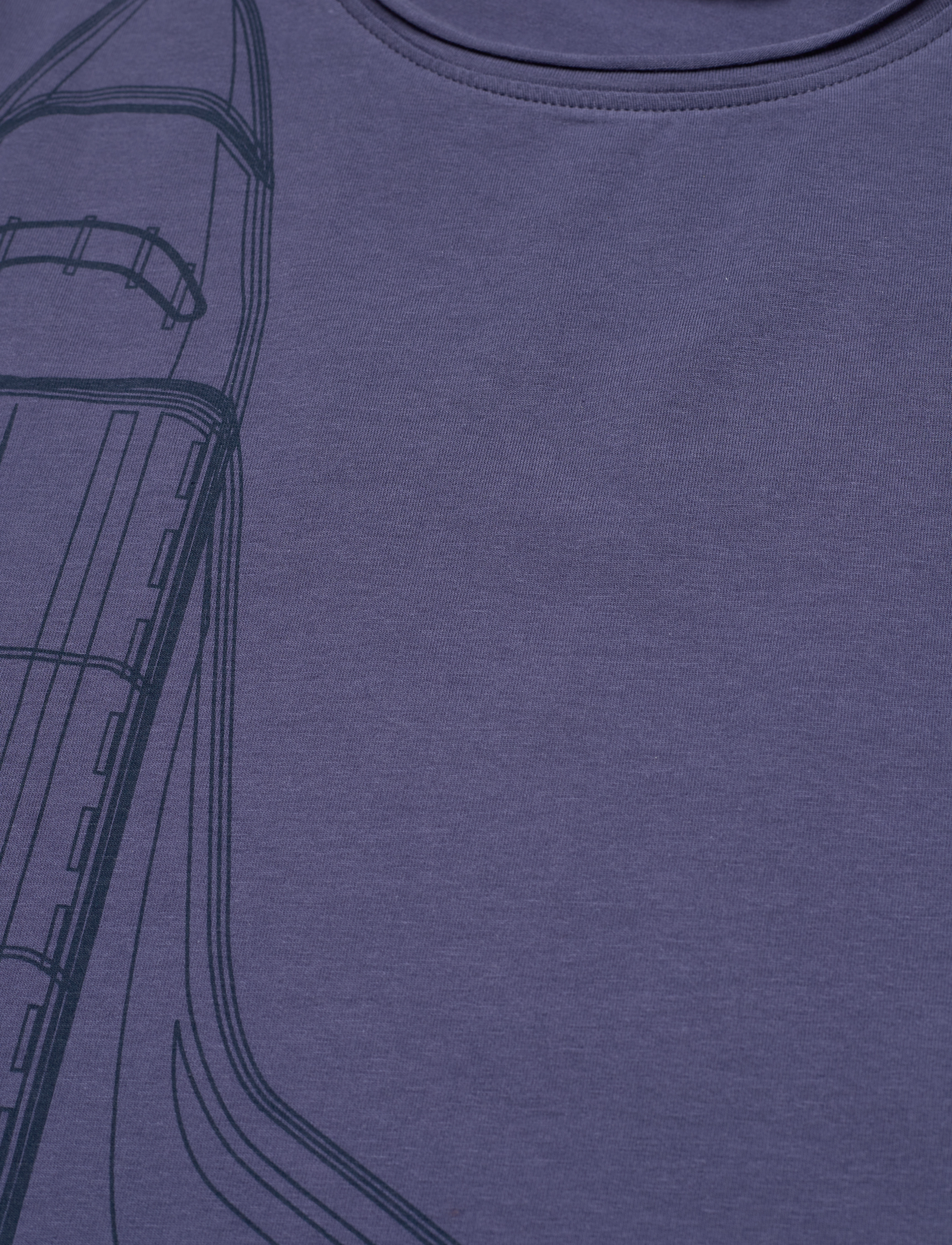 Soft Gallery - SGJaden Spaceship ss tee - blue haze - 3