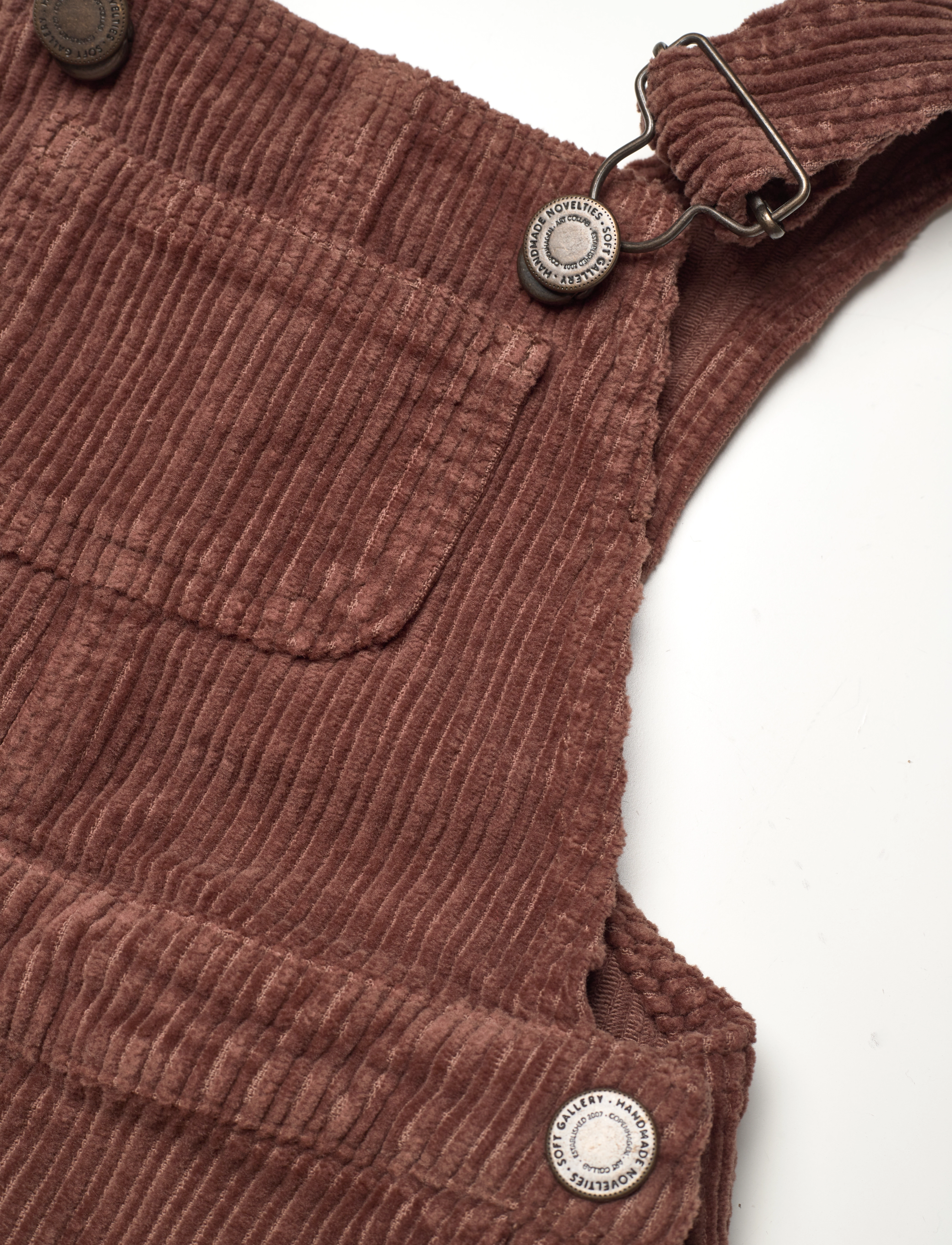 Soft Gallery - SGKarlo Corduroy Dungarees - Boys - cocoa brown - 2